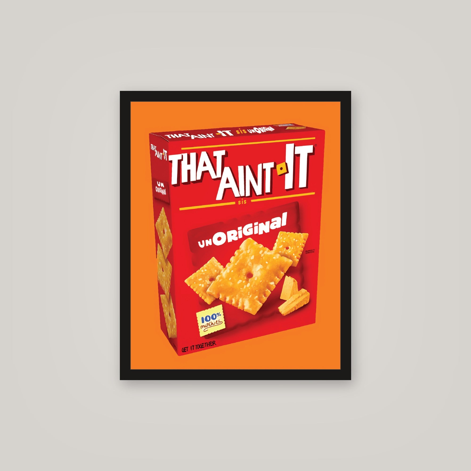 [auto-mockup] THAT AINT IT POSTER - 16 x 20in.