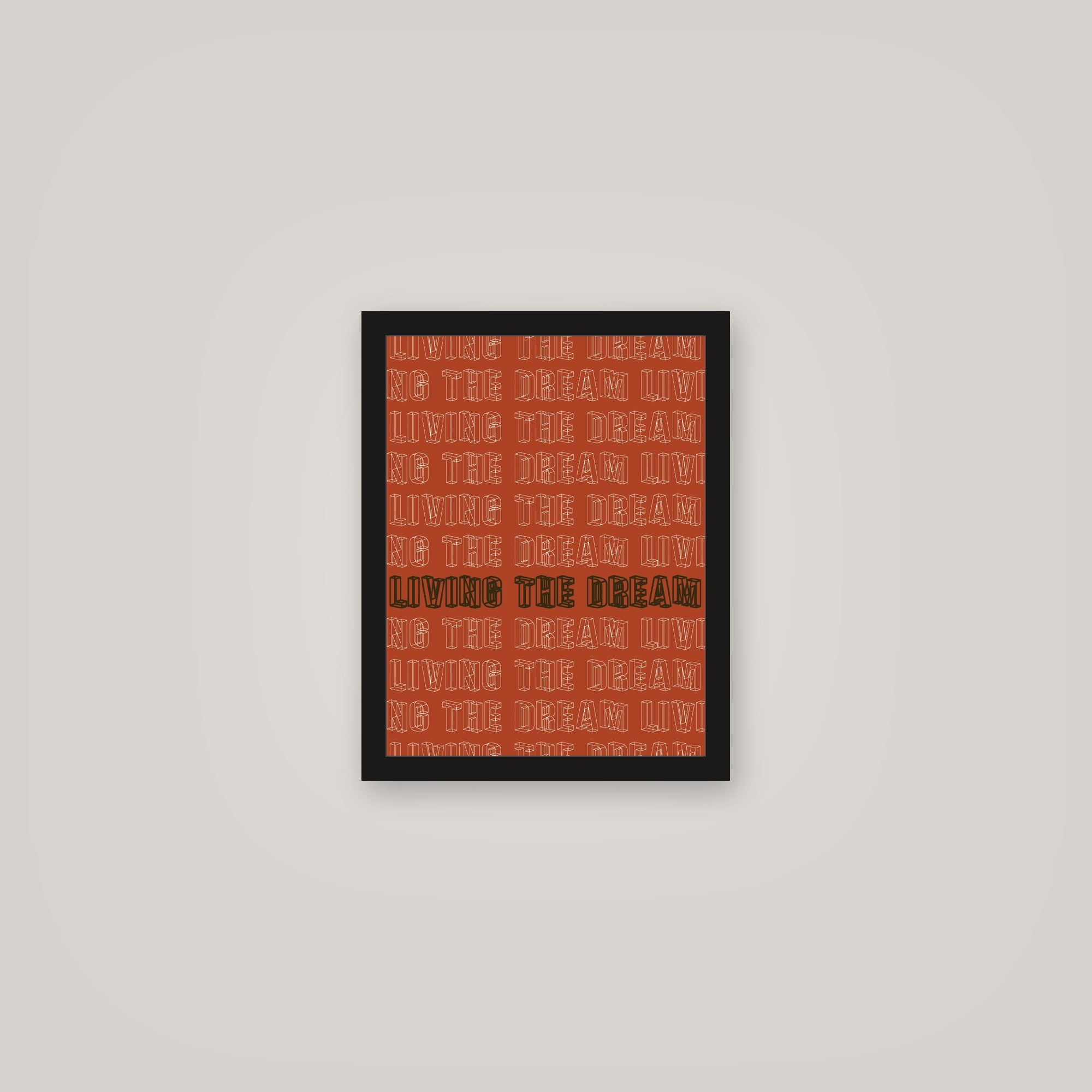 [auto-mockup] THE DREAM POSTER (MULTIPLE COLORS) - 11 x 14in.