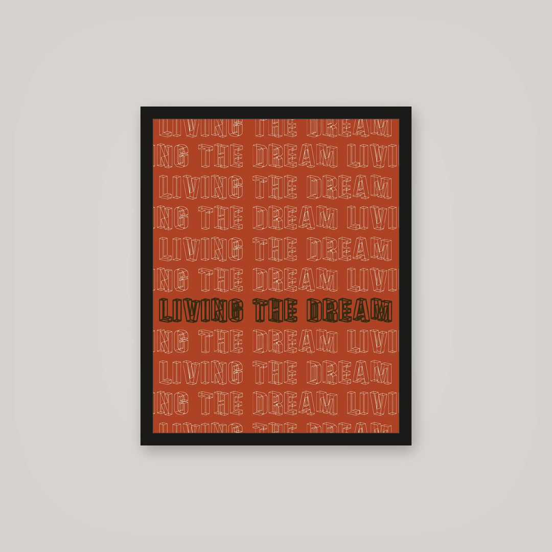 [auto-mockup] THE DREAM POSTER (MULTIPLE COLORS) - 16 x 20in.