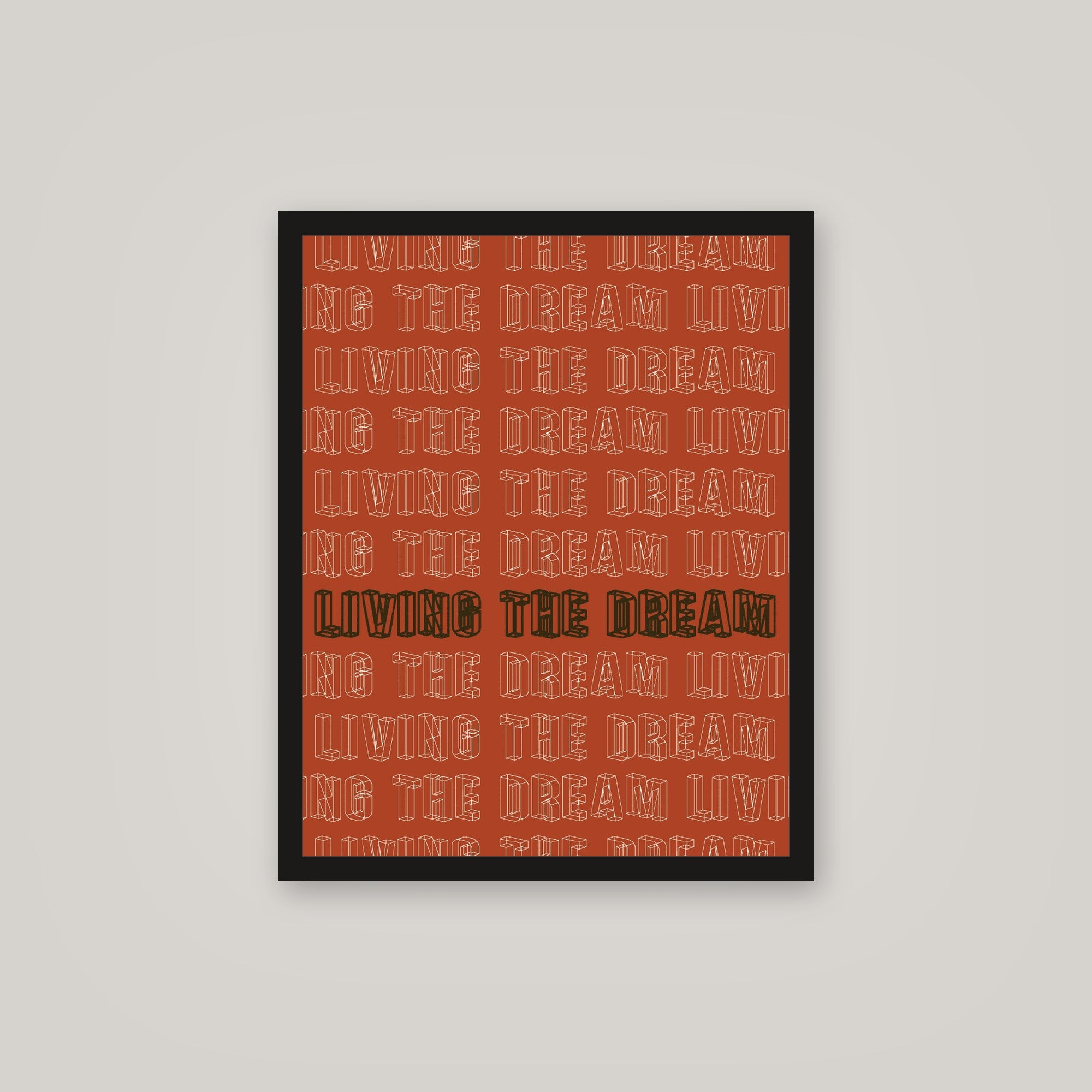[auto-mockup] THE DREAM POSTER (MULTIPLE COLORS) - 16 x 20in.