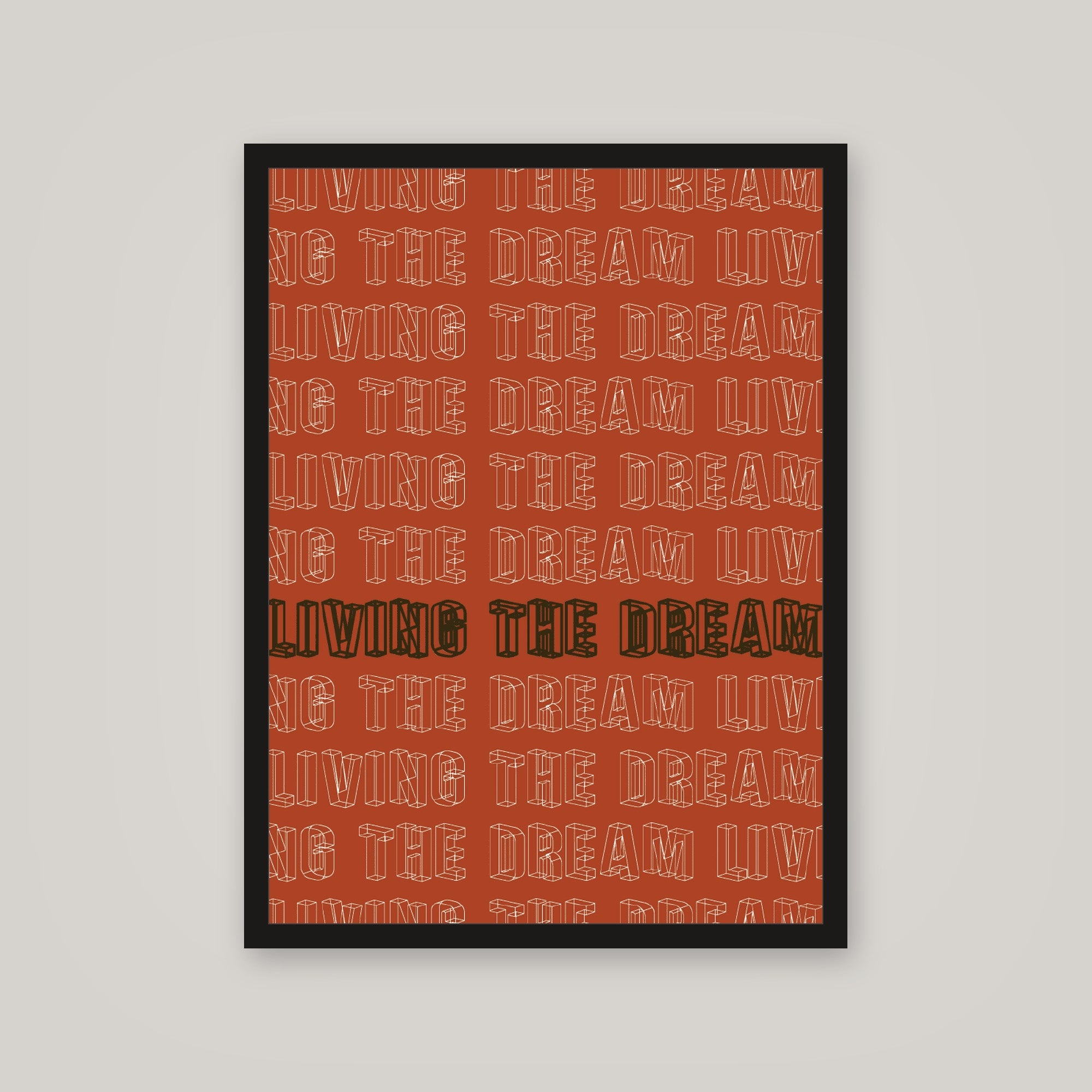 [auto-mockup] THE DREAM POSTER (MULTIPLE COLORS) - 18 x 24in.