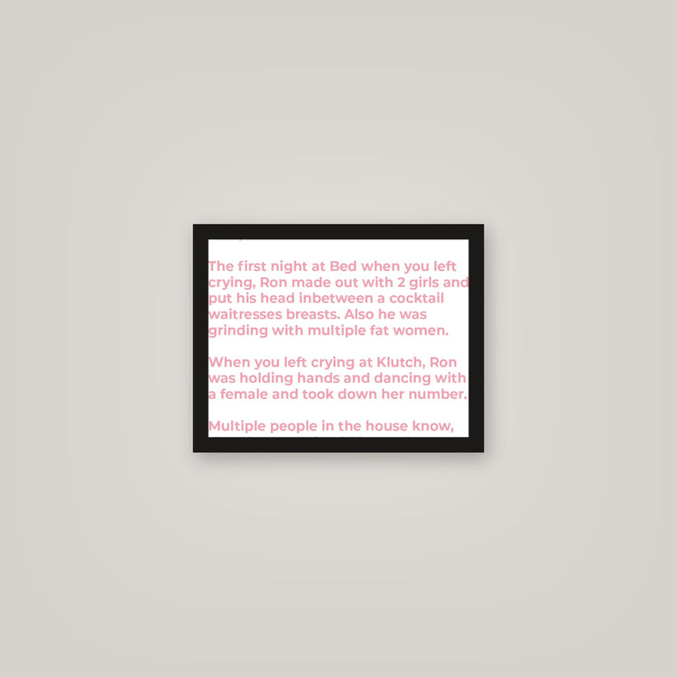 [auto-mockup] THE LETTER POSTER - 11 x 14in.
