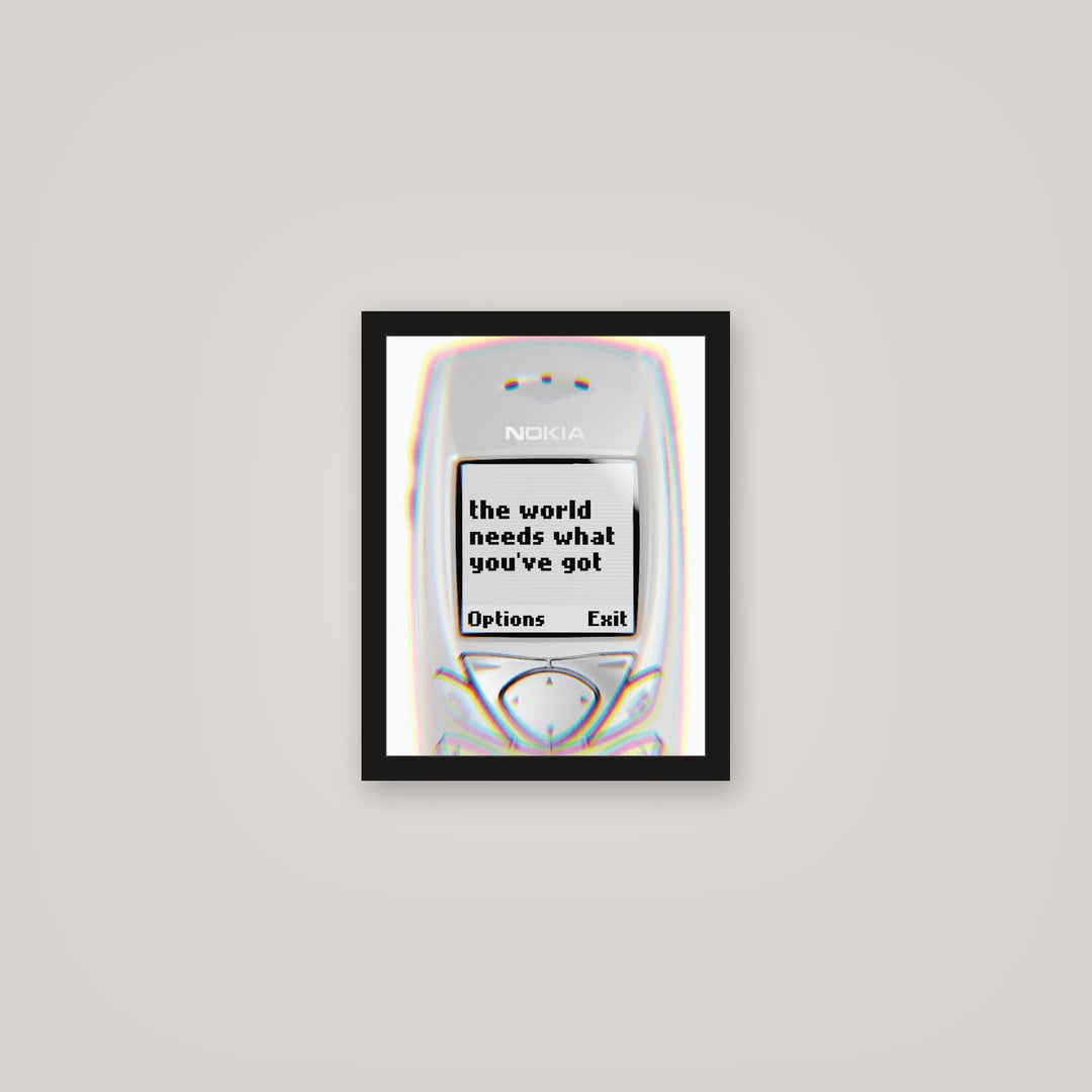 [auto-mockup] THE WORLD GOT IT POSTER - 11 x 14in.