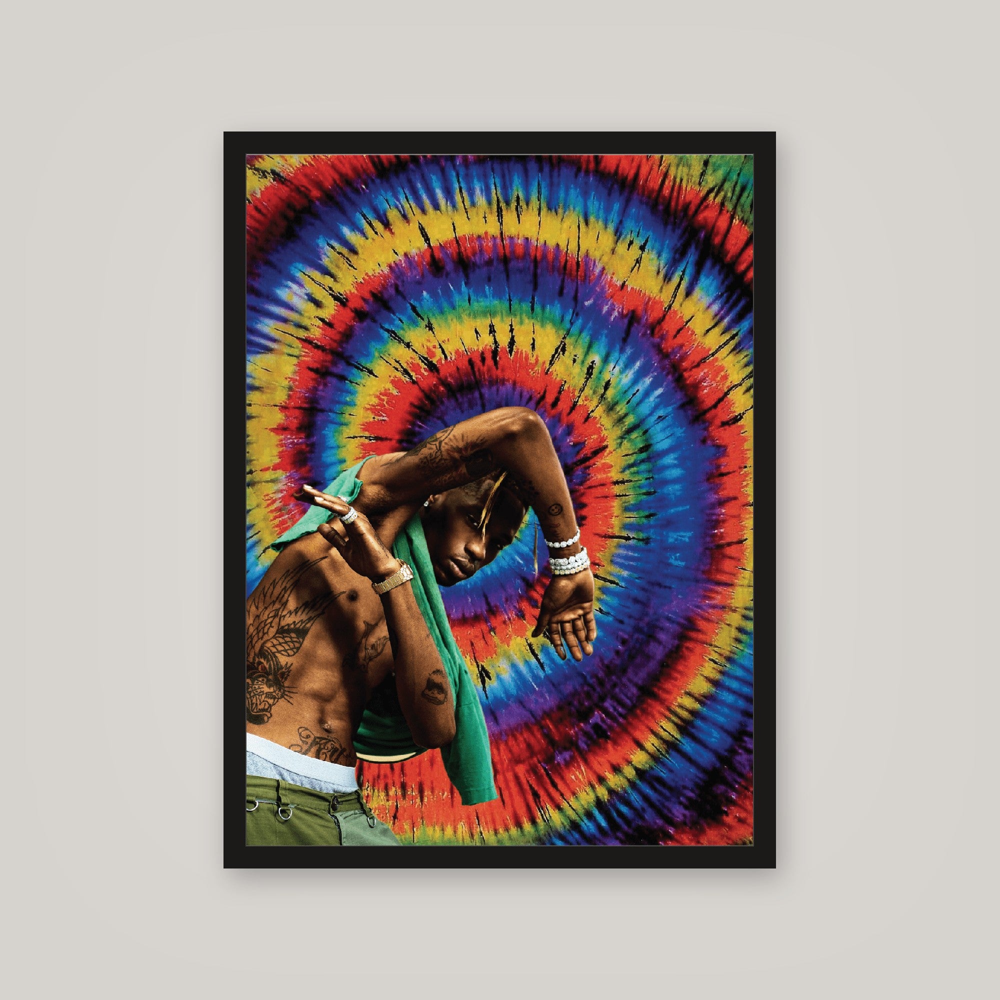 [auto-mockup] TIE DYE TRAV POSTER - 18 x 24in.
