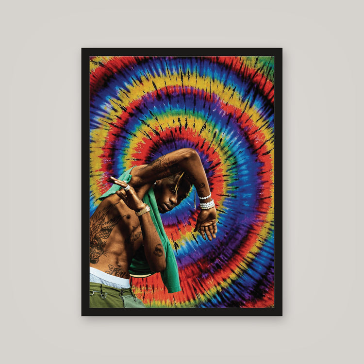 [auto-mockup] TIE DYE TRAV POSTER - 18 x 24in.