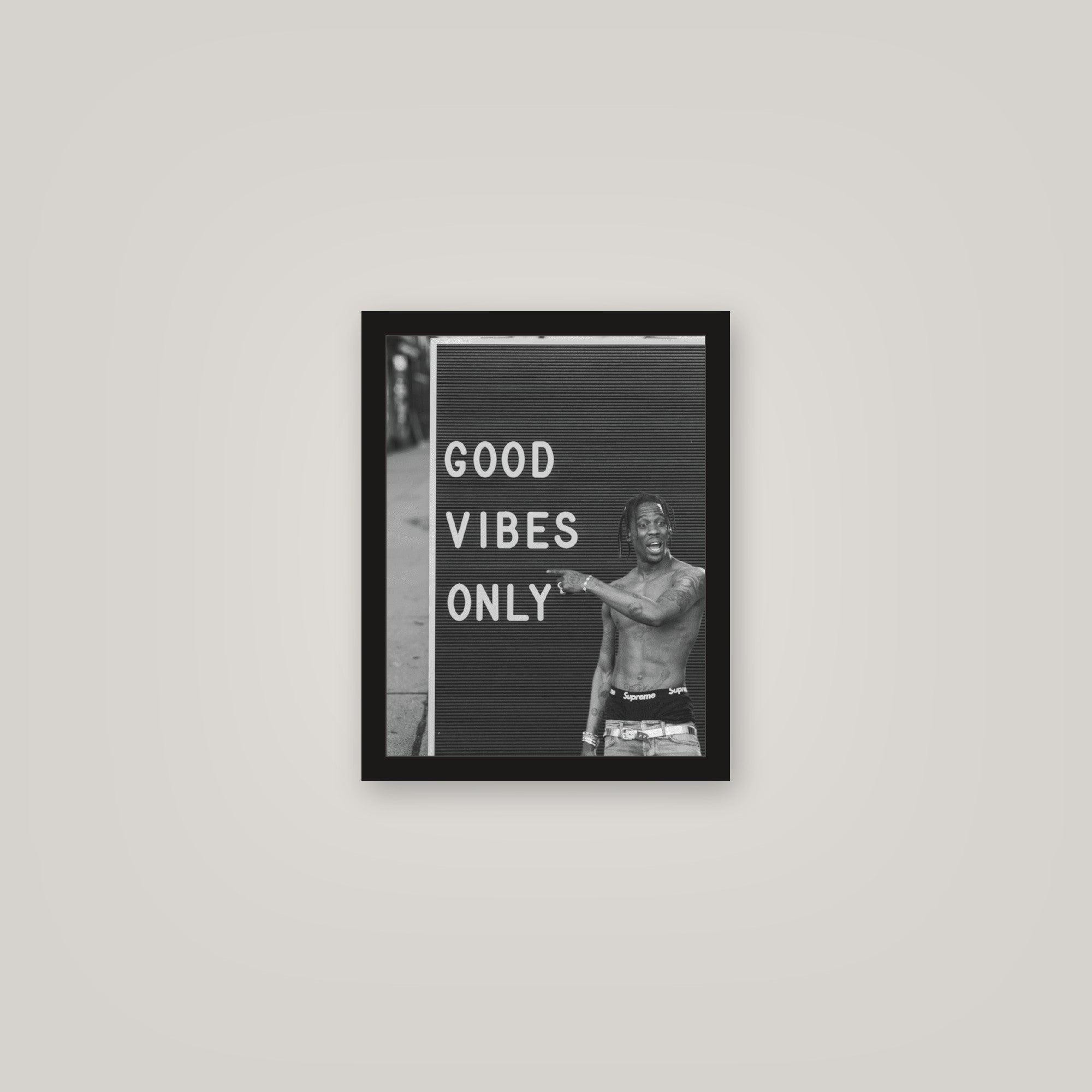 [auto-mockup] TRAVIS VIBES ONLY - 11 x 14in.