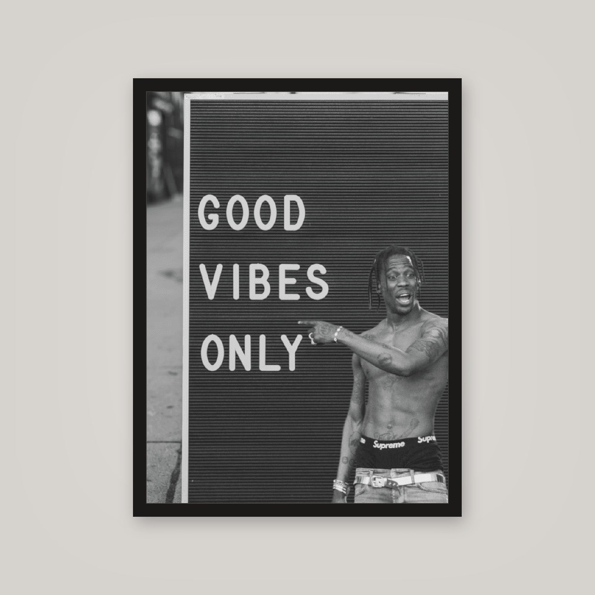 [auto-mockup] TRAVIS VIBES ONLY - 18 x 24in.