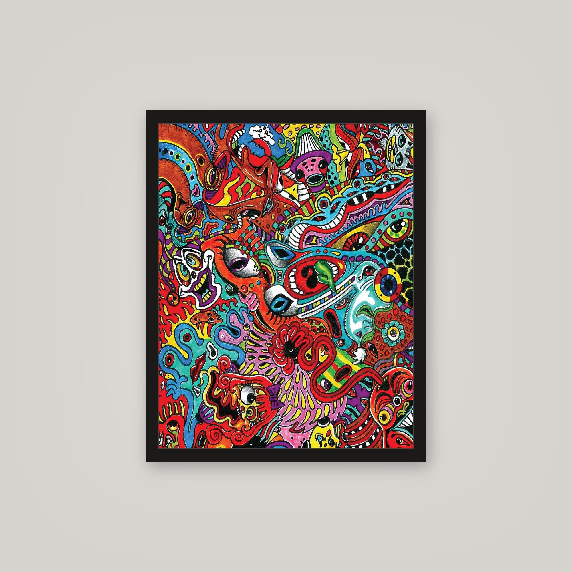 [auto-mockup] TRIPPY EYES POSTER - 16 x 20in.