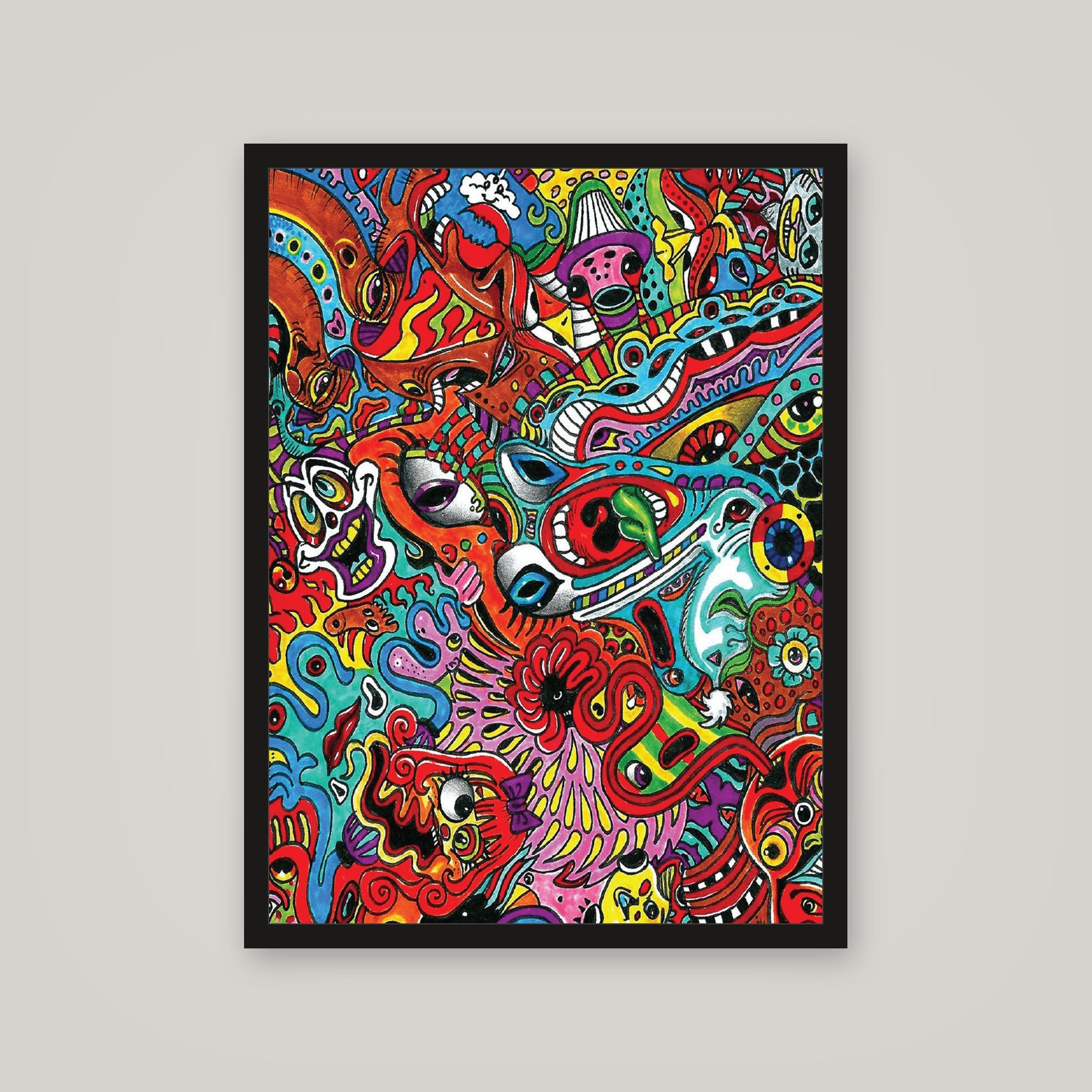 [auto-mockup] TRIPPY EYES POSTER - 18 x 24in.