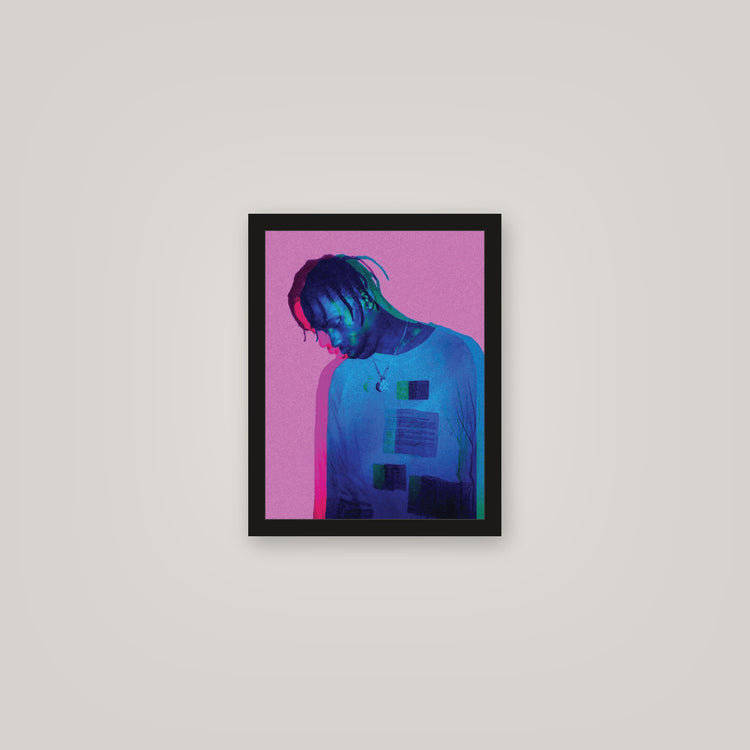 [auto-mockup] TRIPPY TRAVIS POSTER - 11 x 14in.