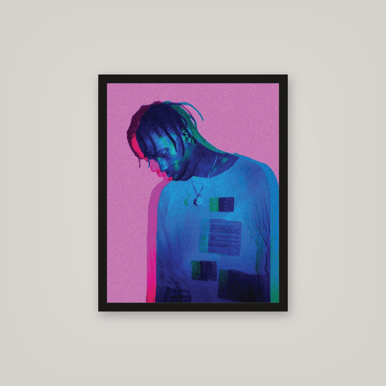 [auto-mockup] TRIPPY TRAVIS POSTER - 16 x 20in.