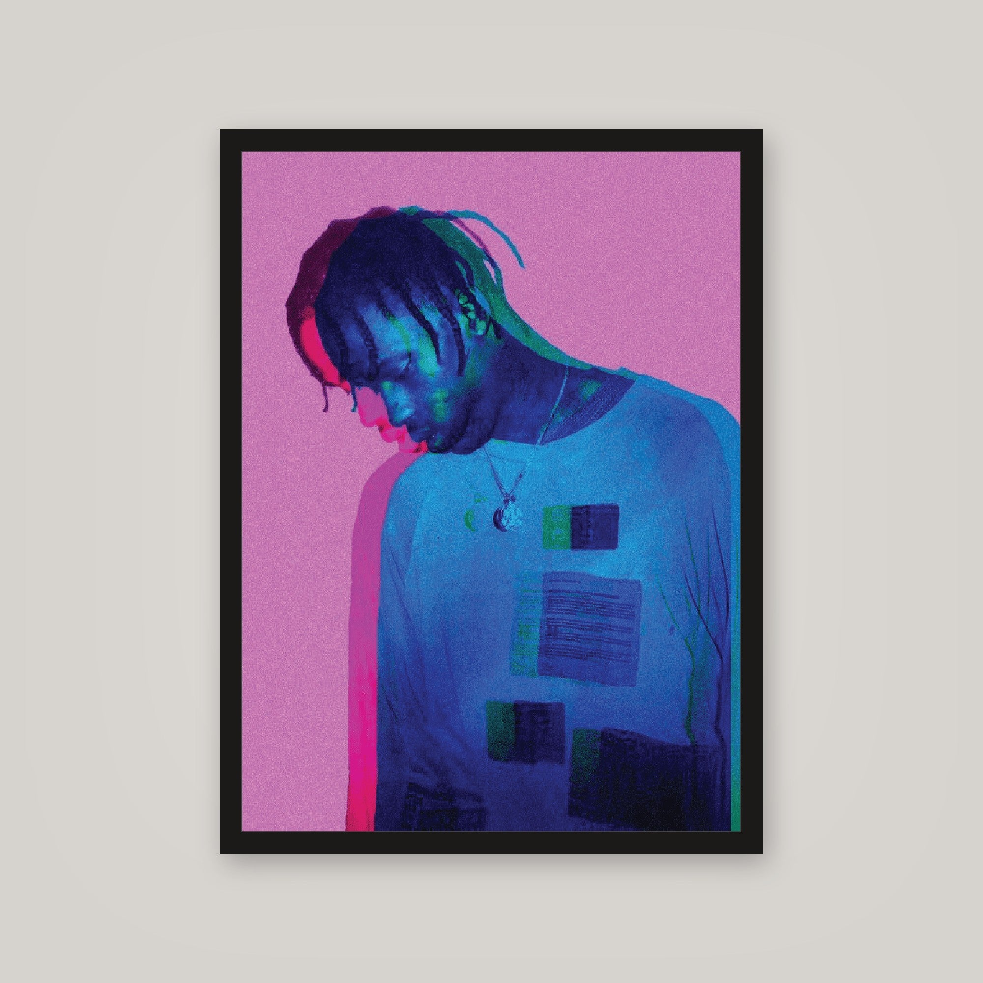 [auto-mockup] TRIPPY TRAVIS POSTER - 18 x 24in.