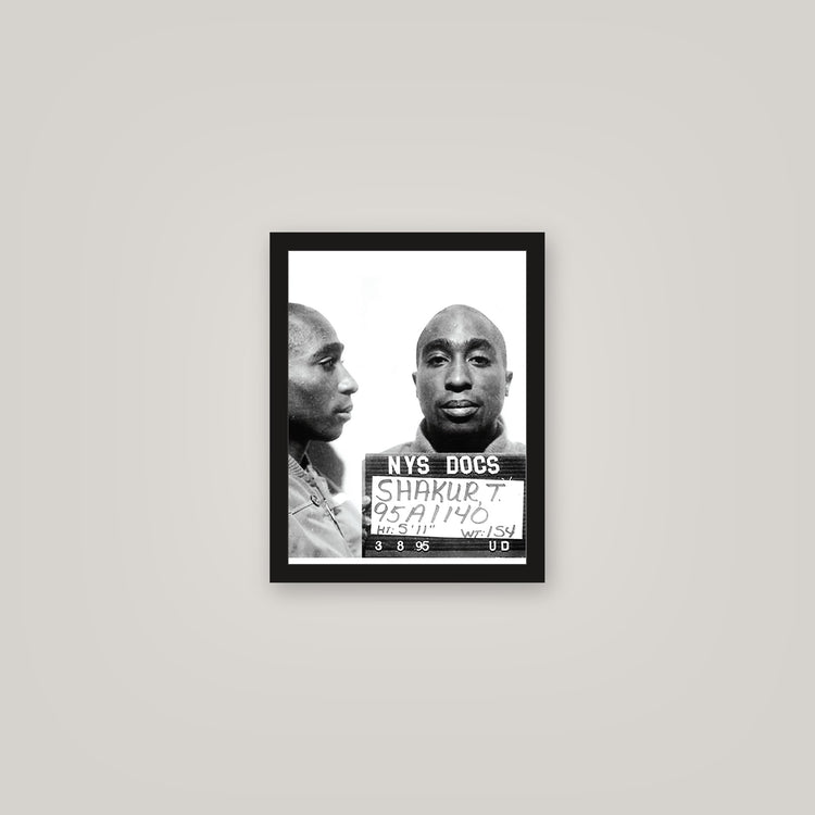 [auto-mockup] TUPAC MUGSHOT POSTER - 11 x 14in.