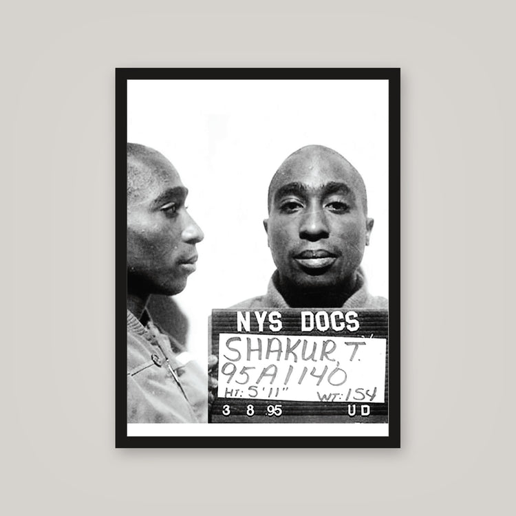 [auto-mockup] TUPAC MUGSHOT POSTER - 18 x 24in.