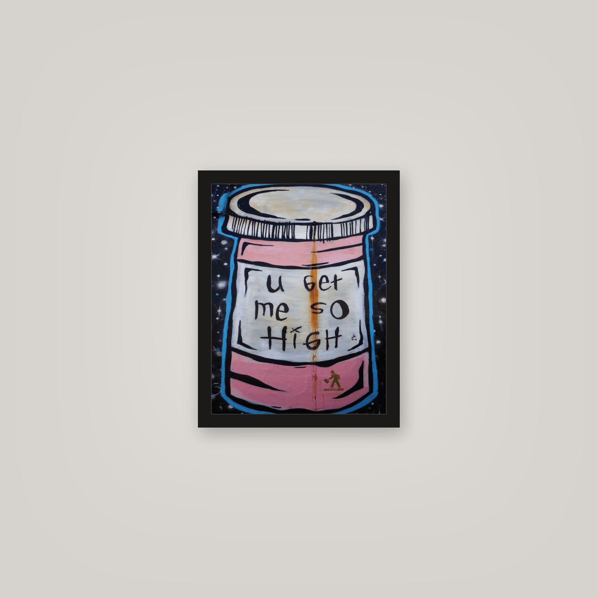 [auto-mockup] U GET ME HIGH POSTER - 11 x 14in.