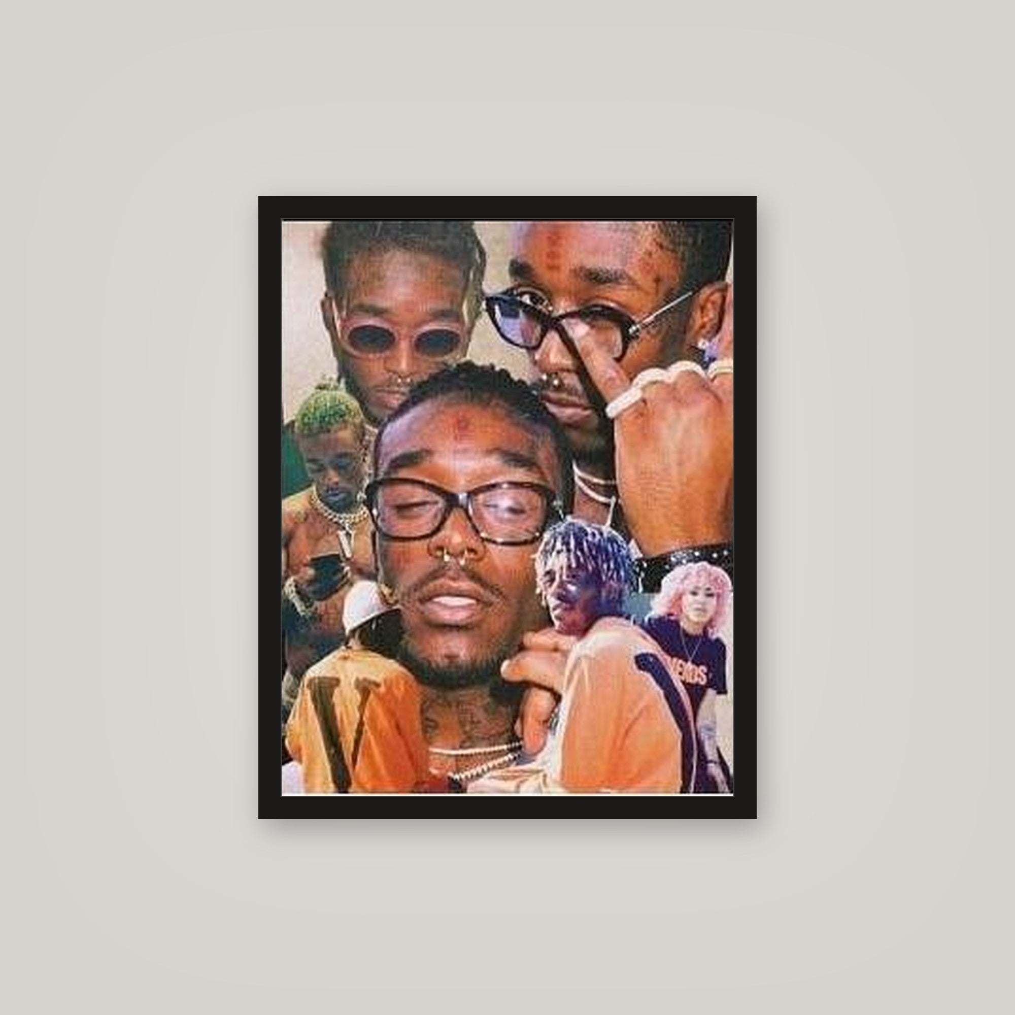 [auto-mockup] UZI COLLAGE POSTER - 16 x  20in.