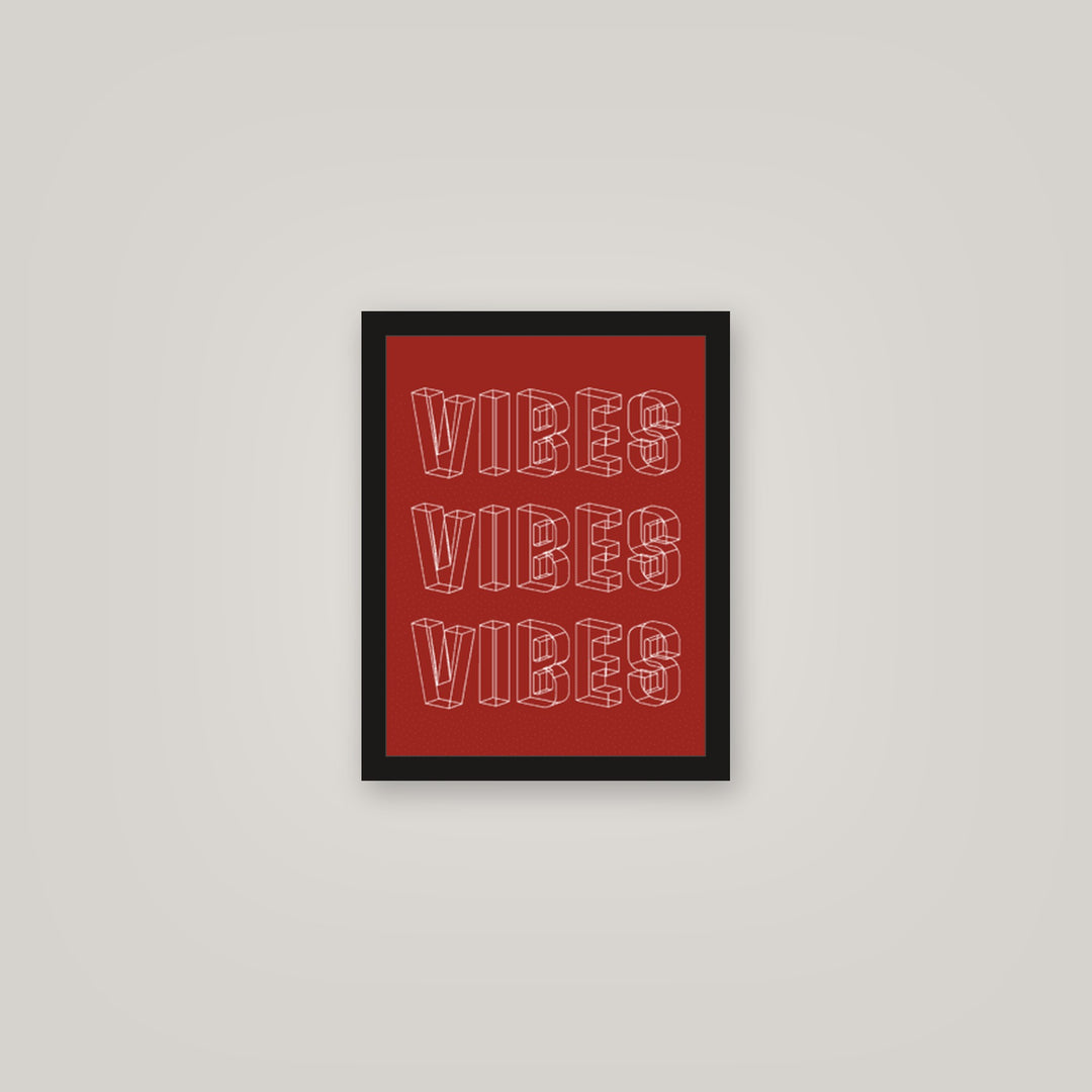 [auto-mockup] VIBES VIBES POSTER - 11 x 14in.