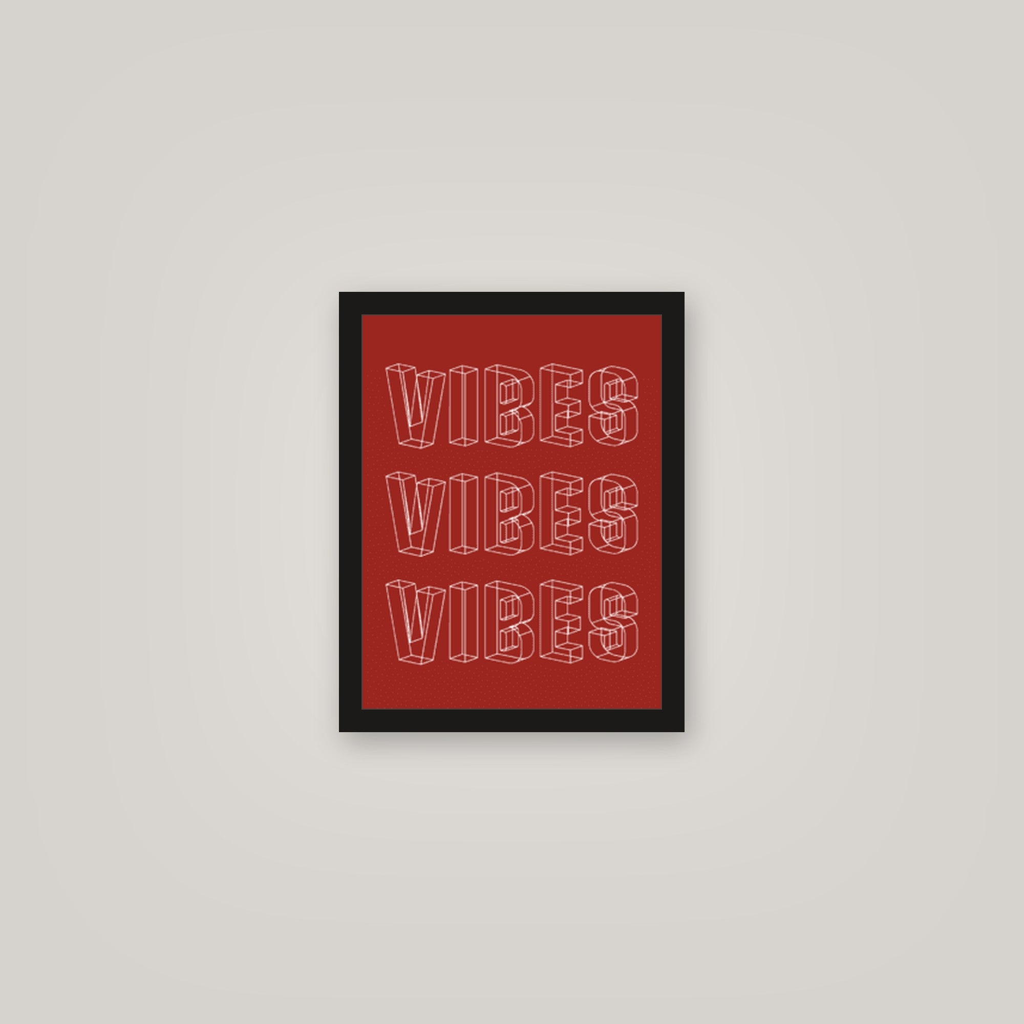 [auto-mockup] VIBES VIBES POSTER - 11 x 14in.