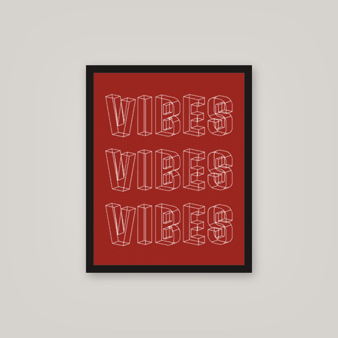 [auto-mockup] VIBES VIBES POSTER - 16 x 20in.