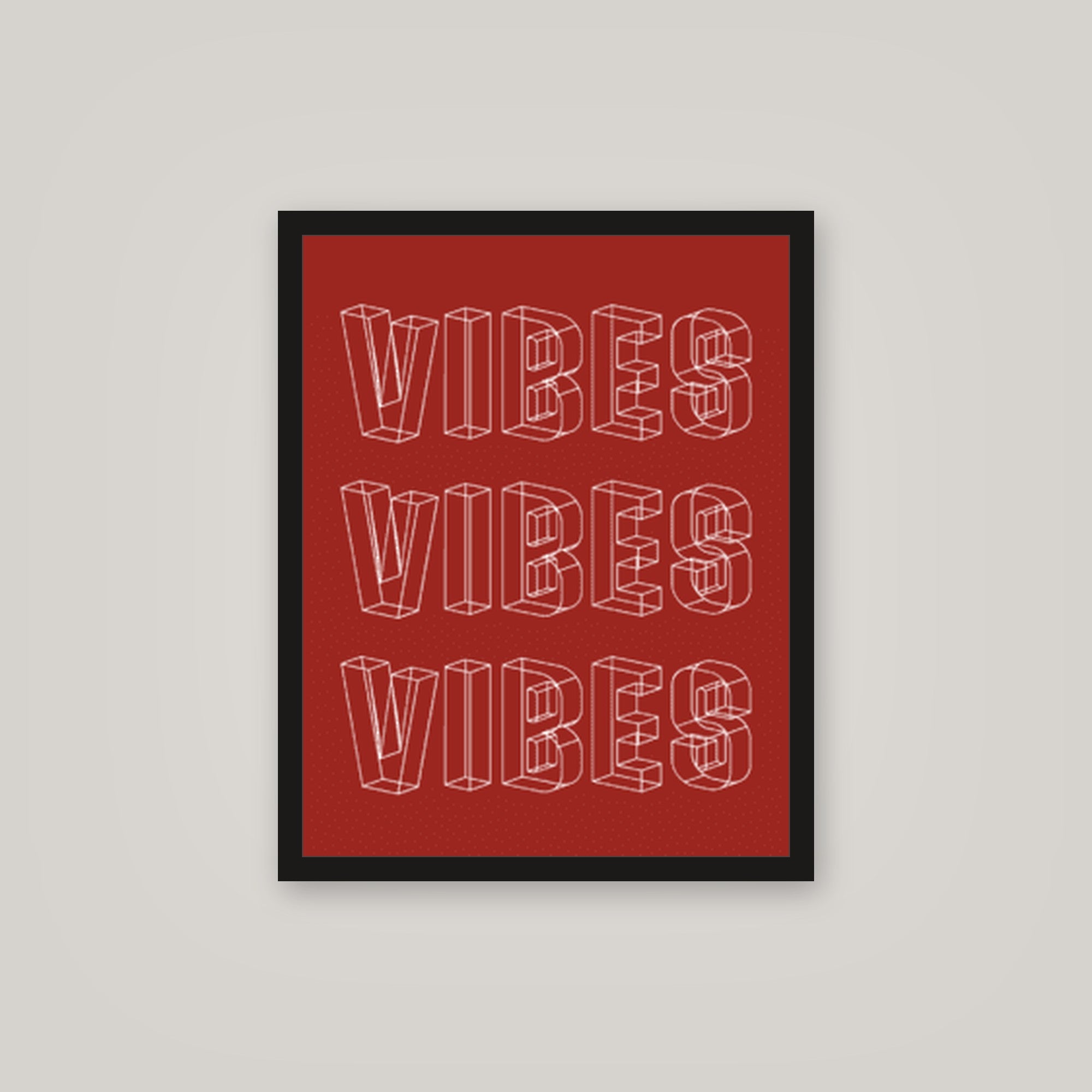 [auto-mockup] VIBES VIBES POSTER - 16 x 20in.