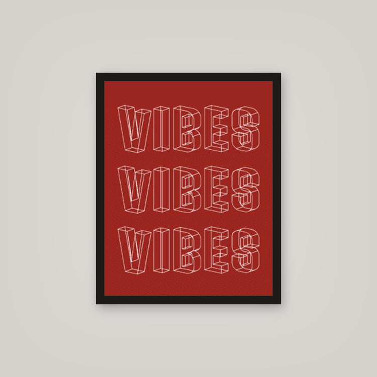 [auto-mockup] VIBES VIBES POSTER - 16 x 20in.