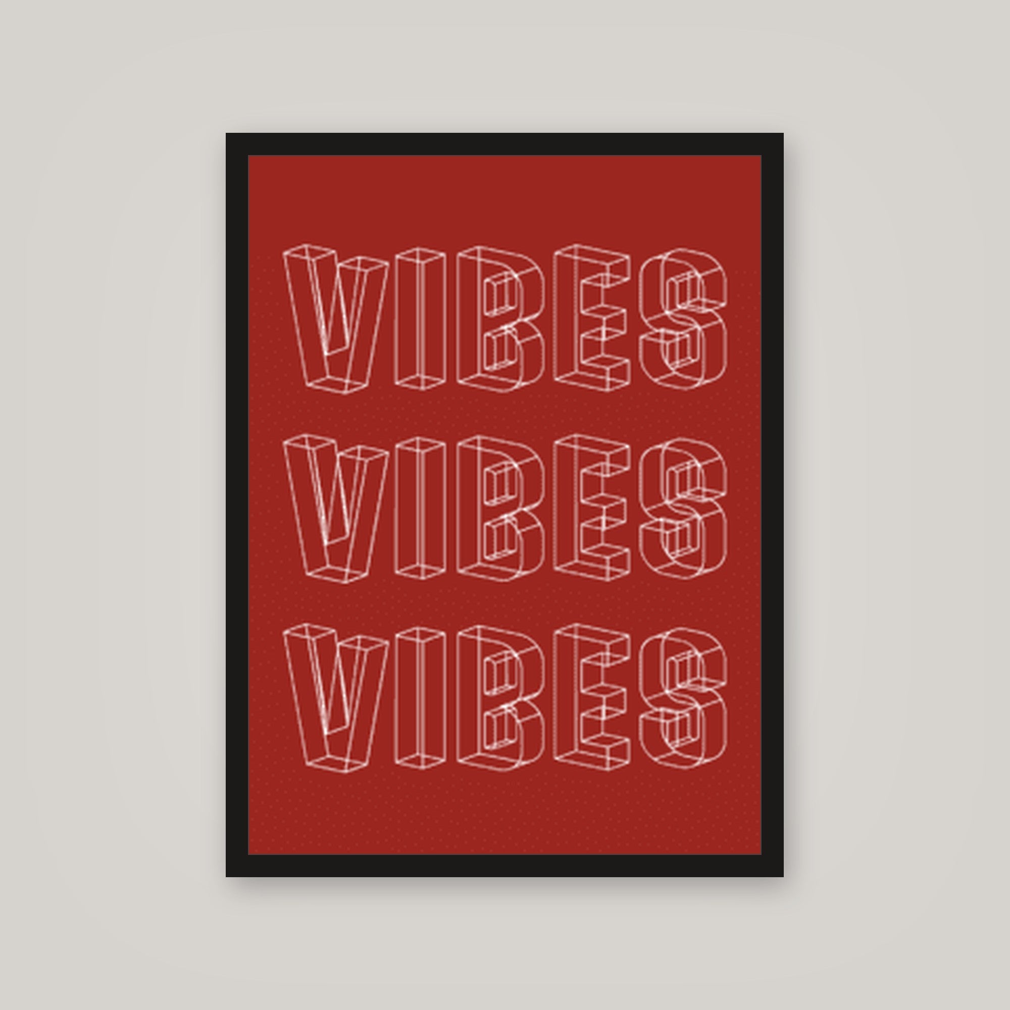 [auto-mockup] VIBES VIBES POSTER - 18 x 24in.