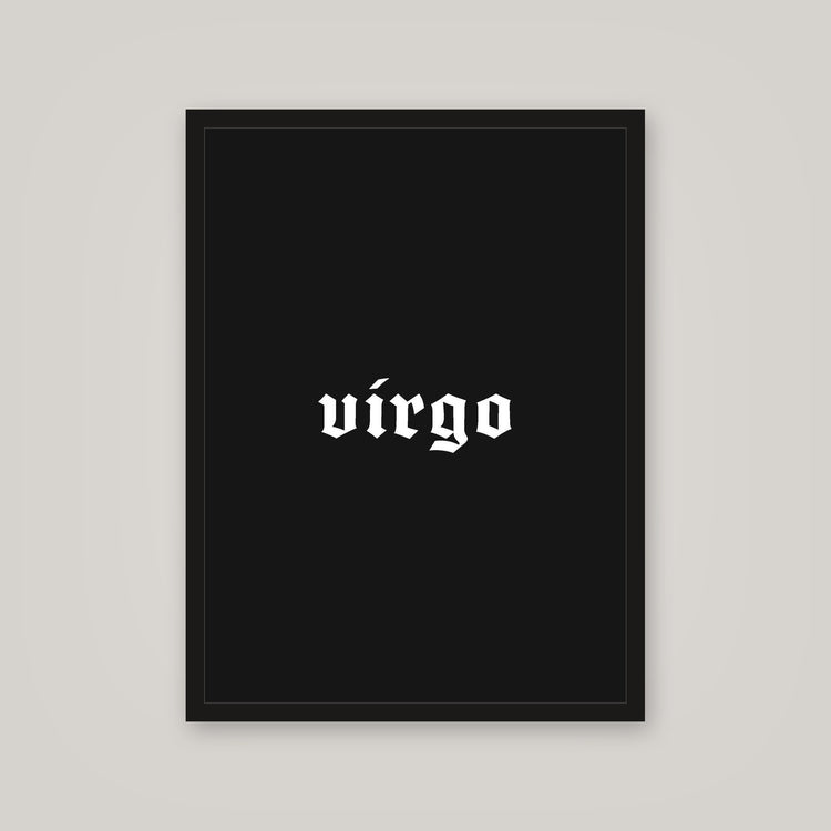 [auto-mockup] VIRGO POSTER IN MULTIPLE COLORS - 18 x 24in.
