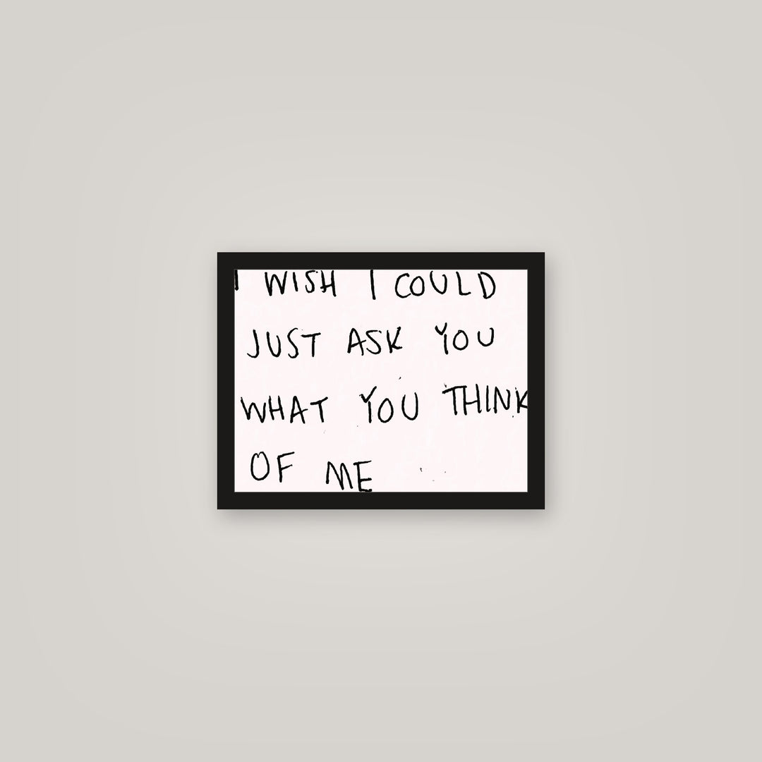 [auto-mockup] WHAT U THINK POSTER - 11 x 14in.