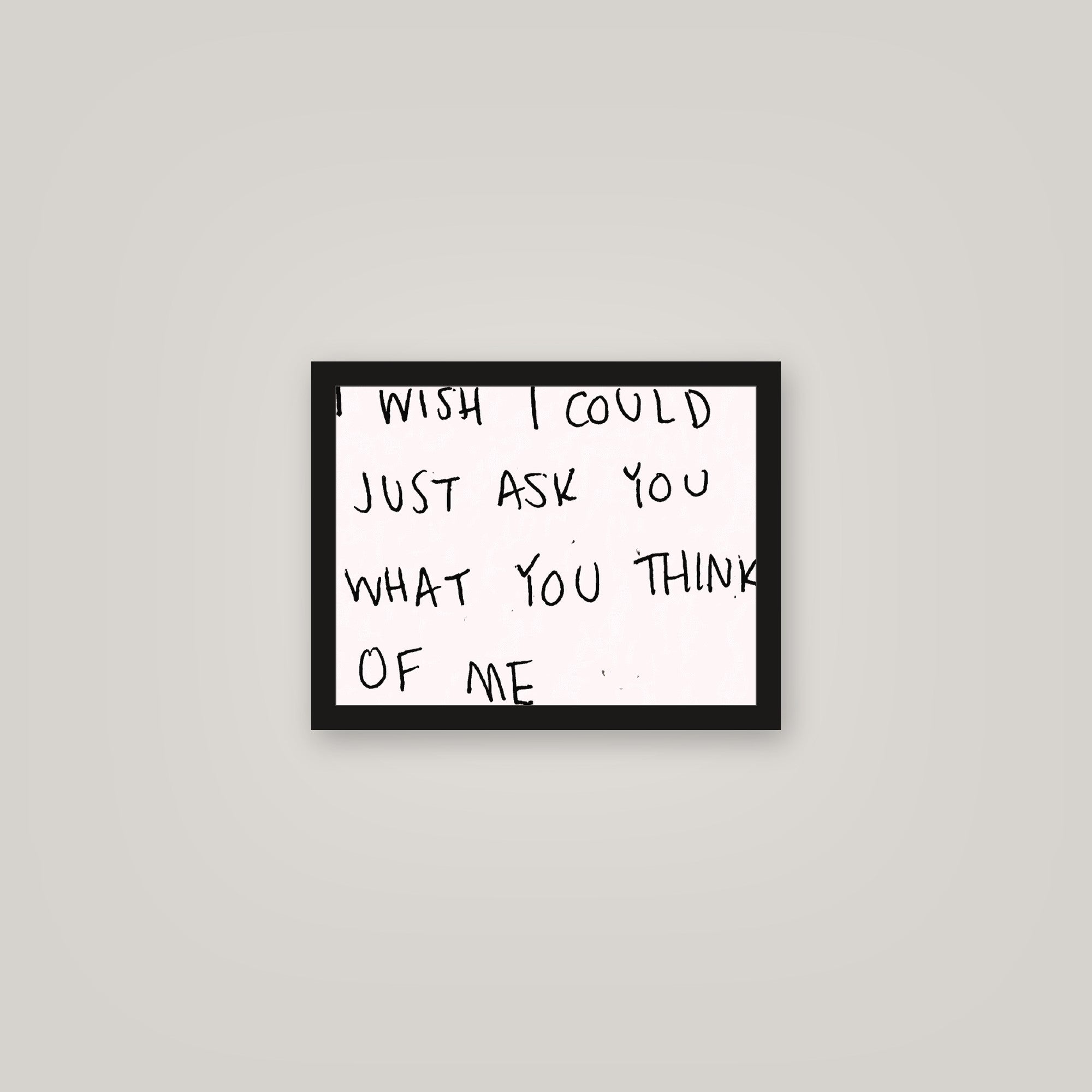 [auto-mockup] WHAT U THINK POSTER - 11 x 14in.