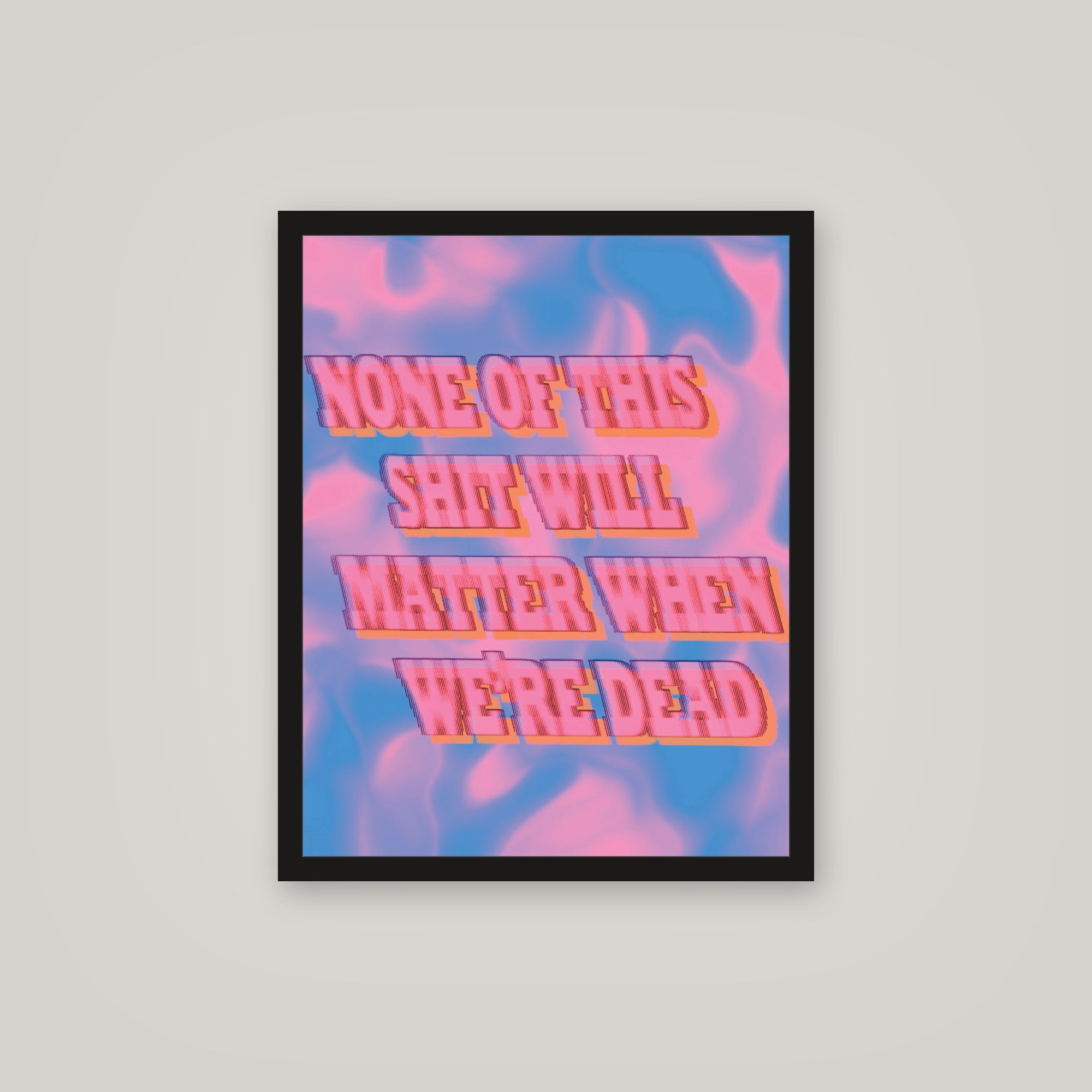 [auto-mockup] WHEN WERE DEAD POSTER - 16 x 20in.