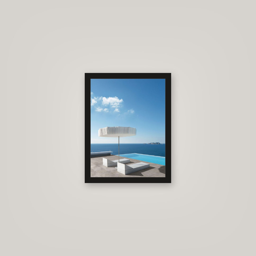 [auto-mockup] WHITE BLUE VIBES POSTER - 11 x 14in.