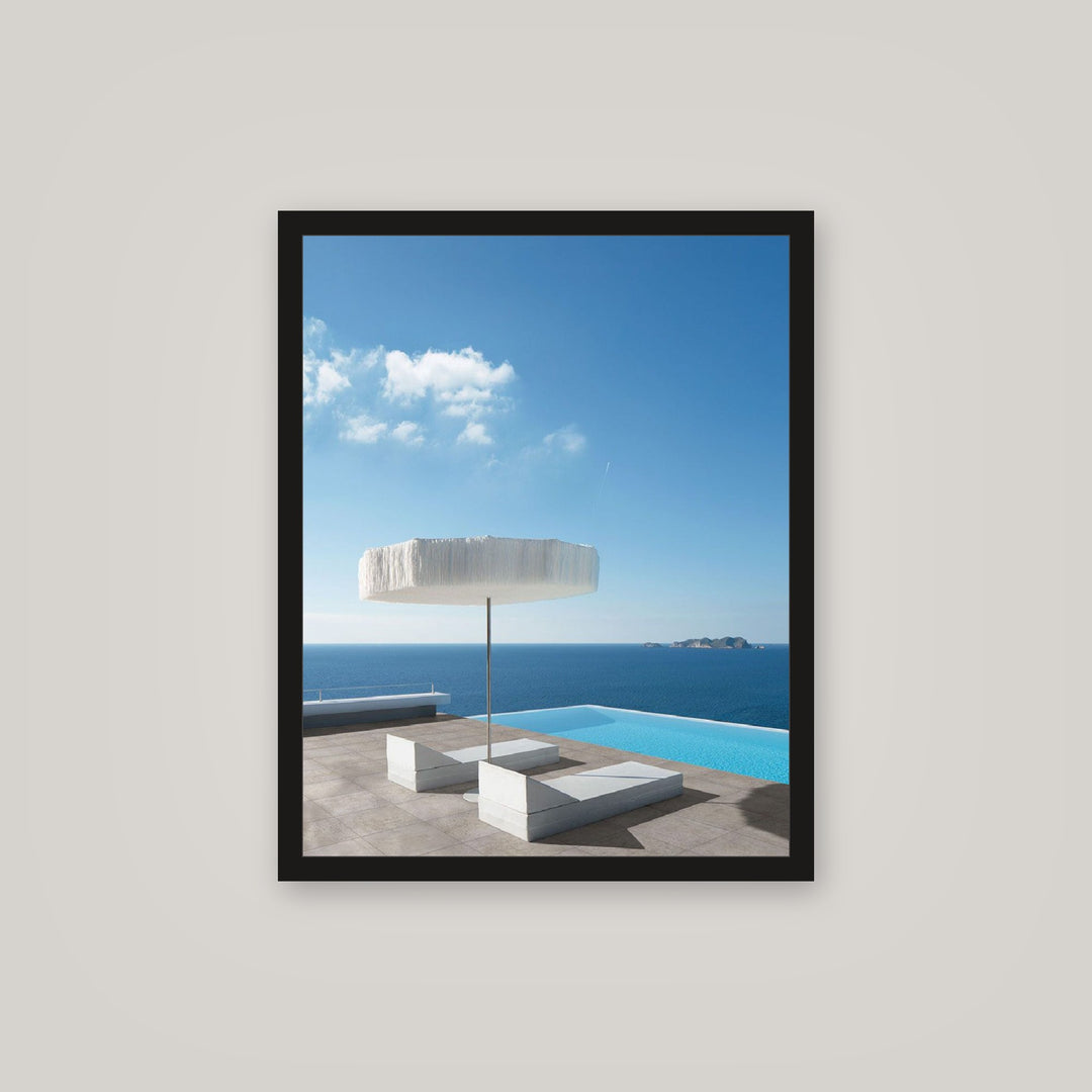 [auto-mockup] WHITE BLUE VIBES POSTER - 16 x 20in.