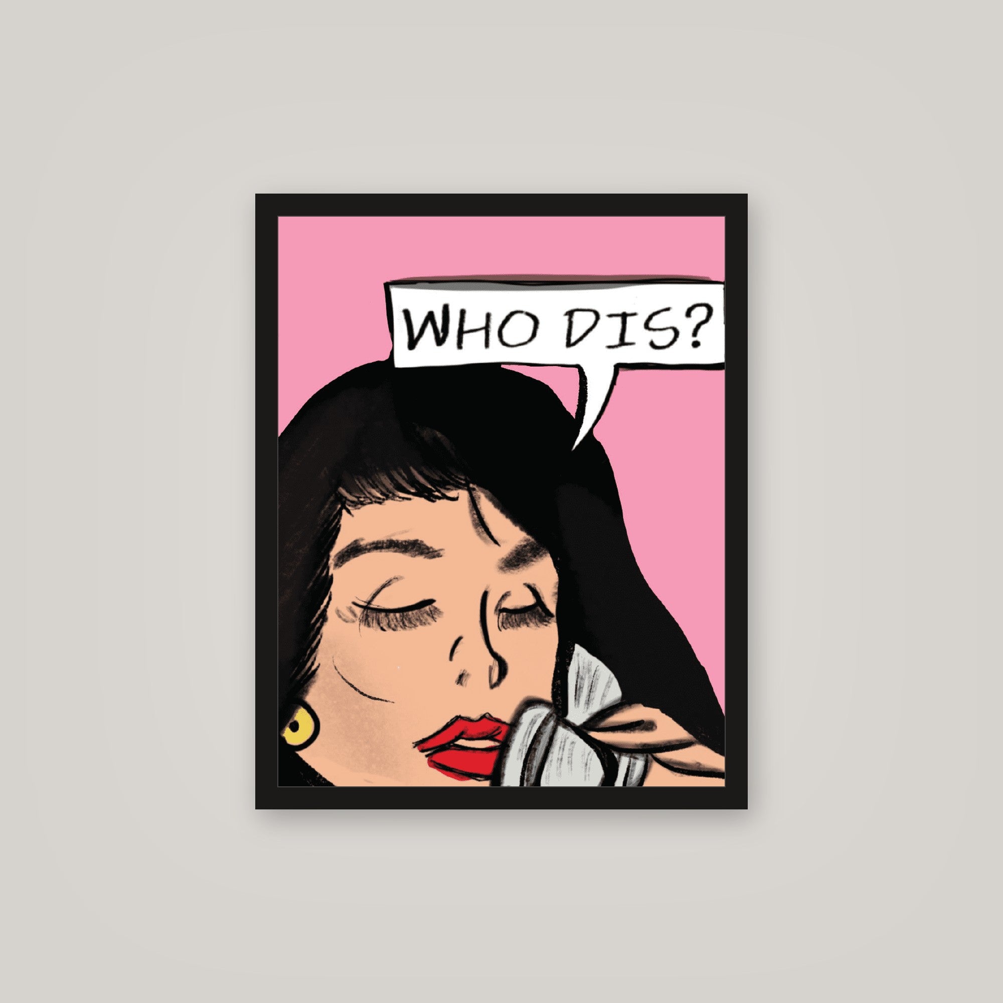 [auto-mockup] WHO DIS POSTER - 16 x 20in.