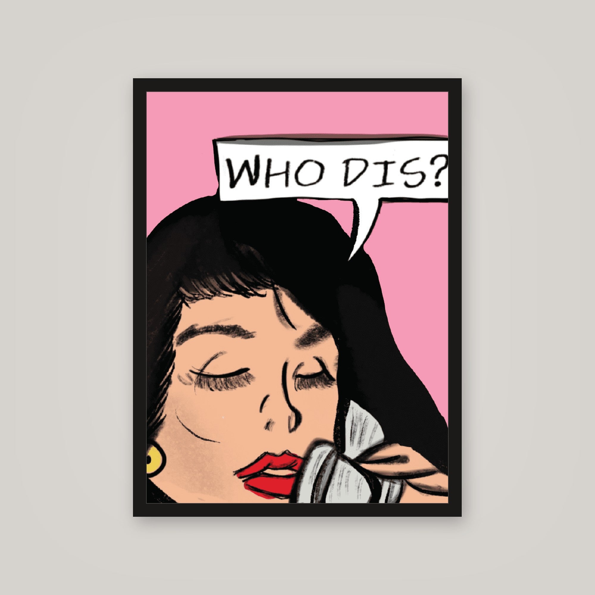 [auto-mockup] WHO DIS POSTER - 18 x 24in.