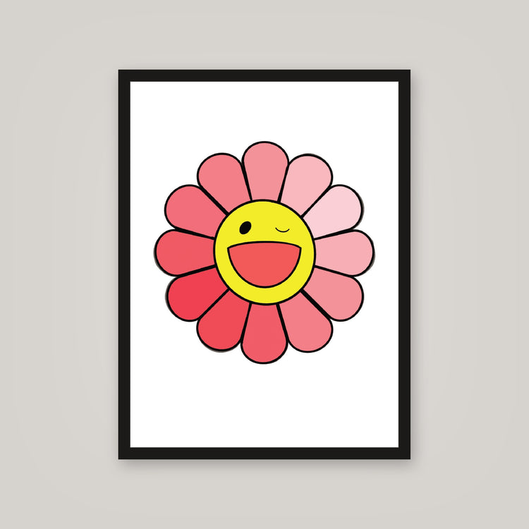 [auto-mockup] WINKY FLOWER POSTER (2 COLORS) - 18 x 24in.