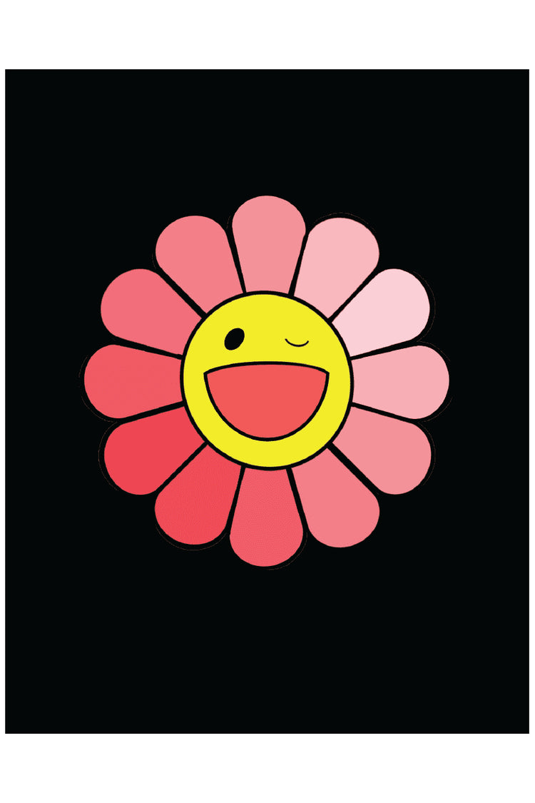 WINKY FLOWER POSTER (2 COLORS) - PosterFi
