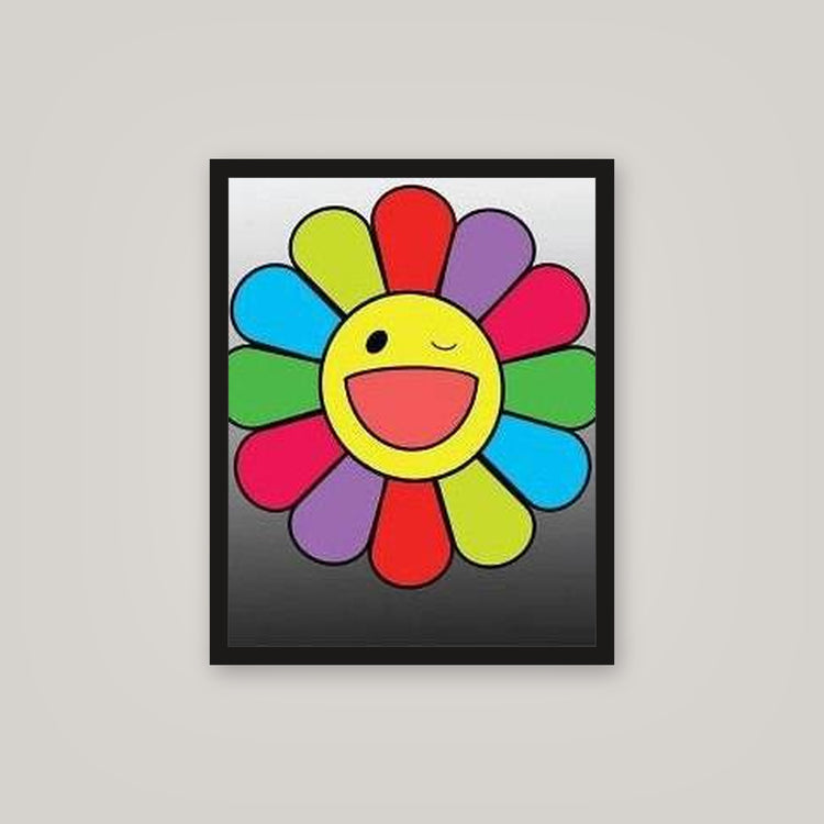 [auto-mockup] WINKY FLOWER RAINBOW POSTER - 16 x 20in.