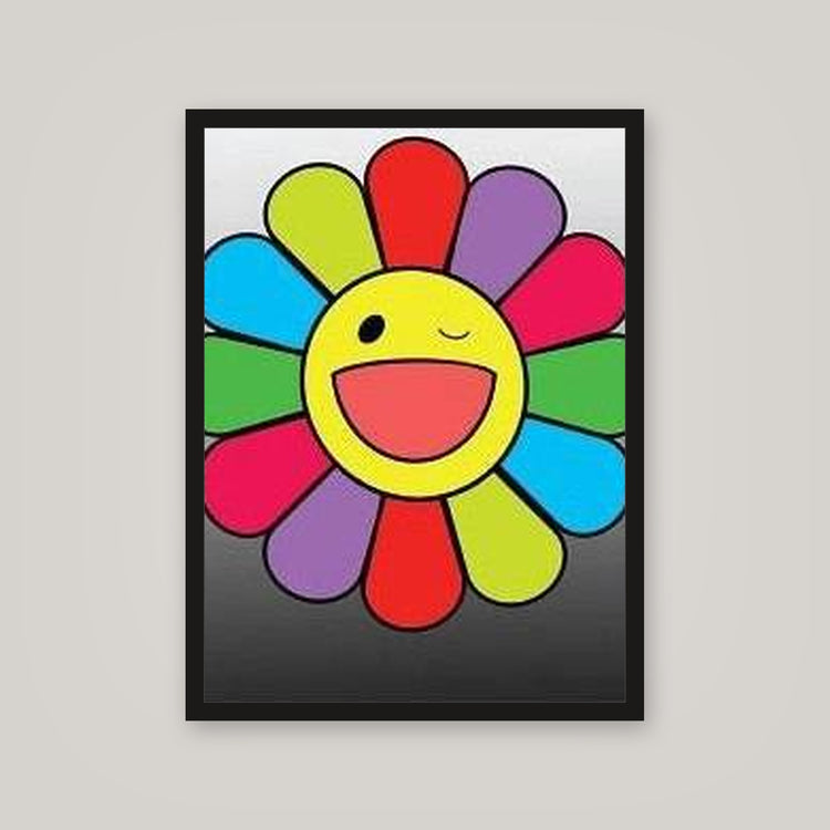 [auto-mockup] WINKY FLOWER RAINBOW POSTER - 18 x 24in.