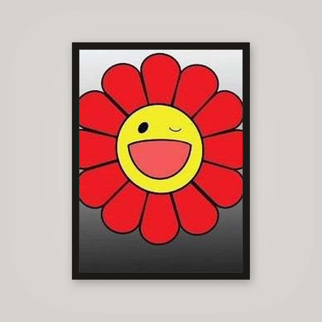 [auto-mockup] WINKY FLOWER RED POSTER - 18 x 24in.
