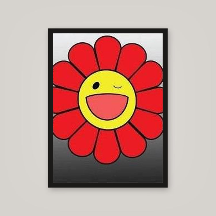 [auto-mockup] WINKY FLOWER RED POSTER - 18 x 24in.