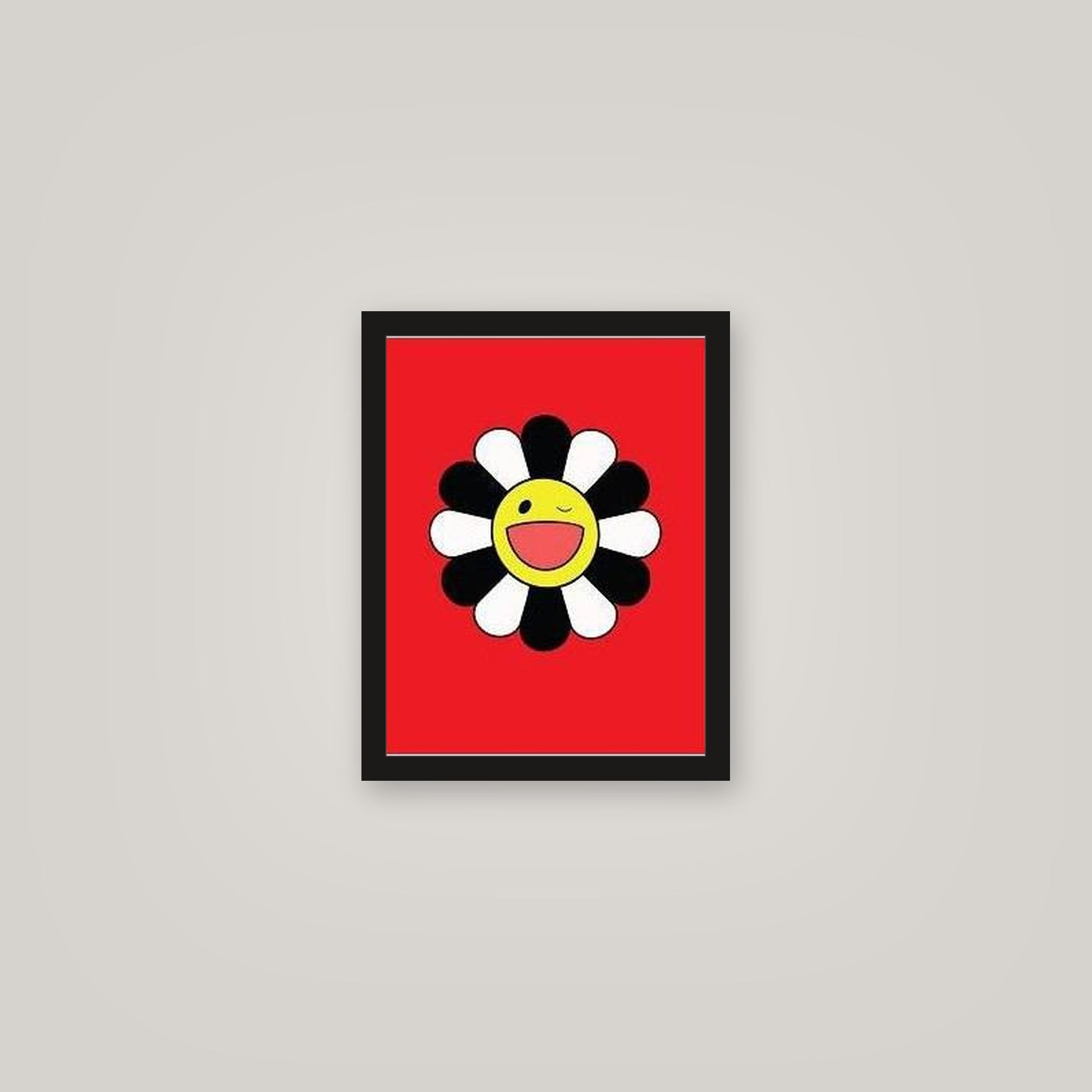 [auto-mockup] WINKY FLOWER RED WHITE BLACK POSTER - 11 x 14in.