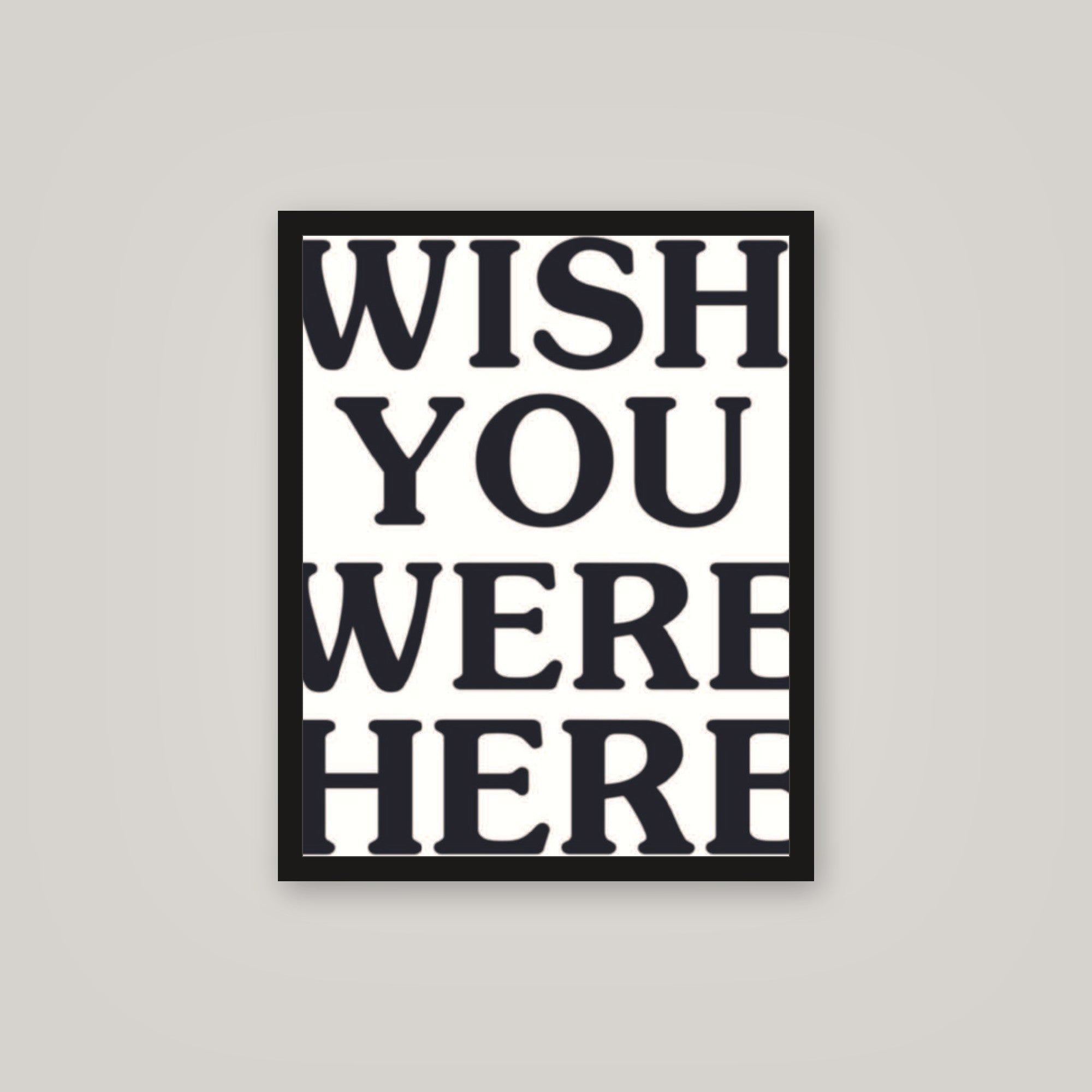 [auto-mockup] WISH YOU WERE HERE POSTER (2 COLORS) - 16 x 20in.