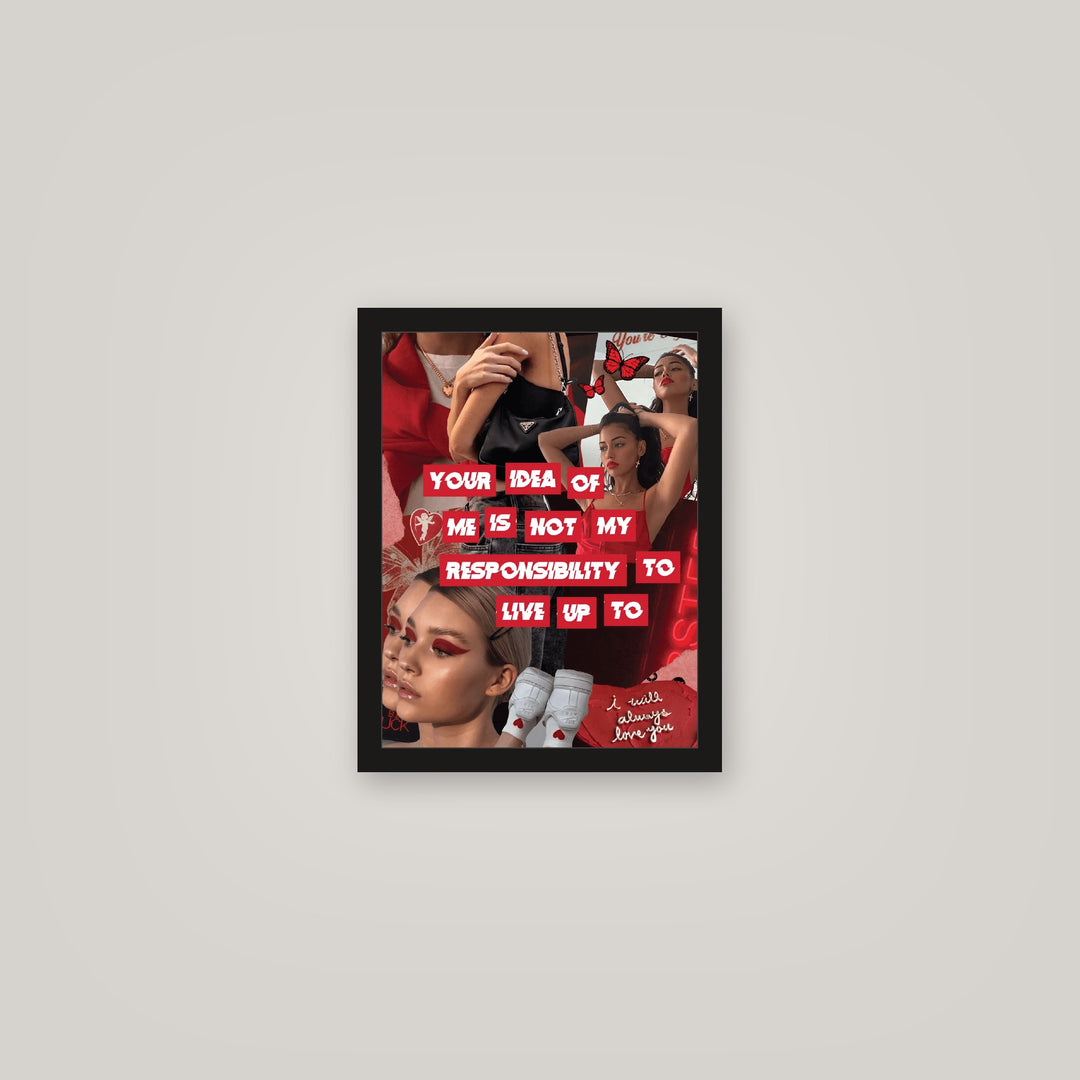 [auto-mockup] YOUR IDEA OF ME POSTER - 11 x 14in.