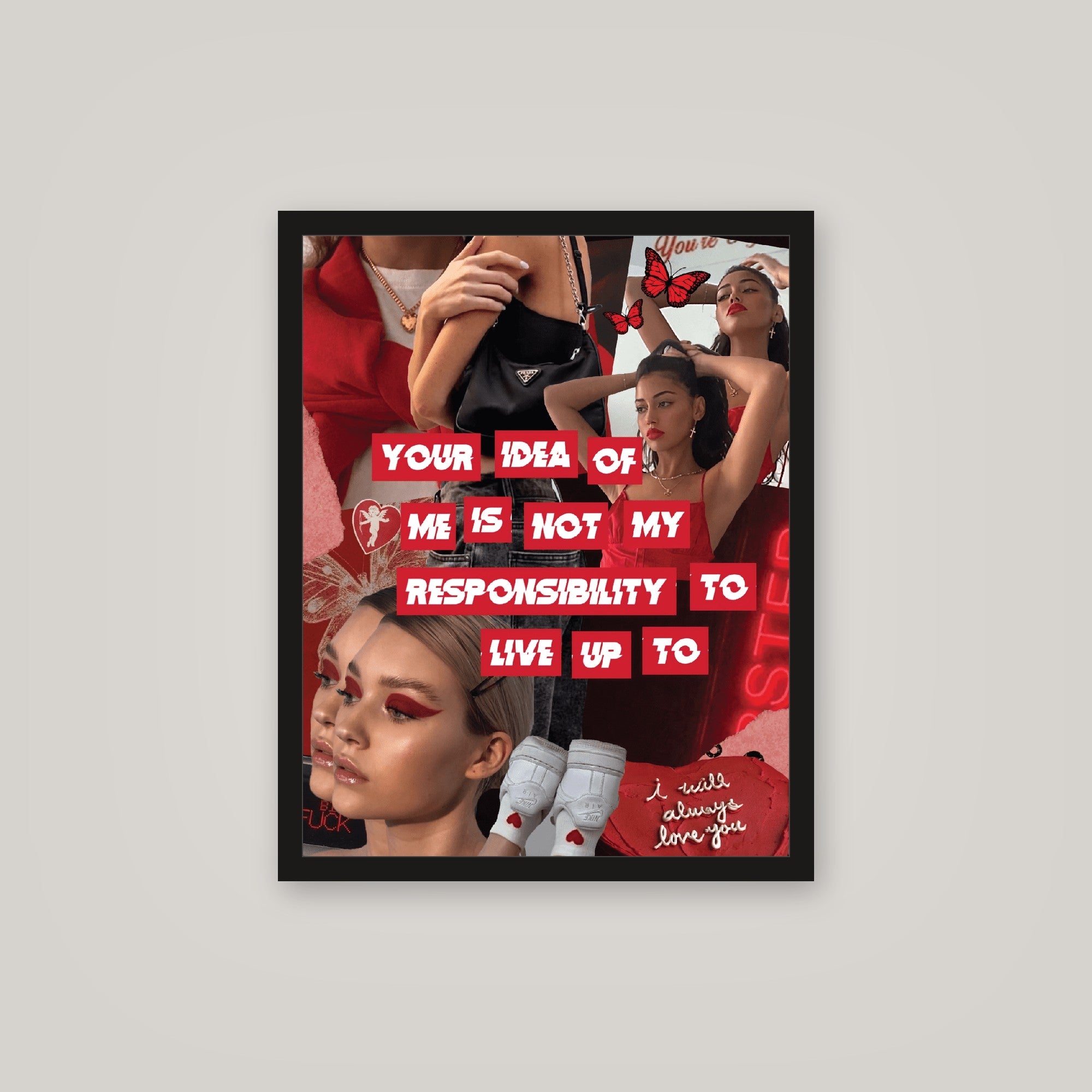 [auto-mockup] YOUR IDEA OF ME POSTER - 16 x 20in.