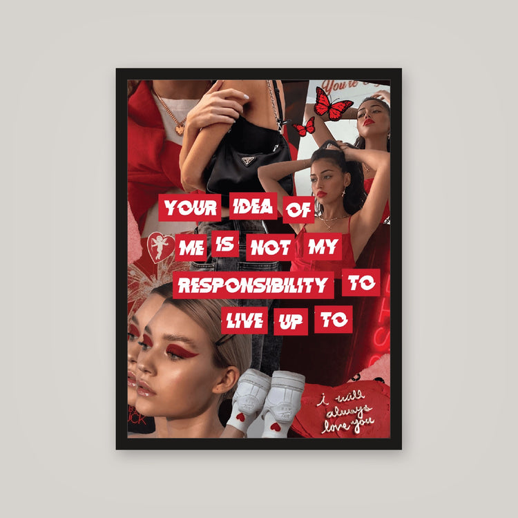 [auto-mockup] YOUR IDEA OF ME POSTER - 18 x 24in.