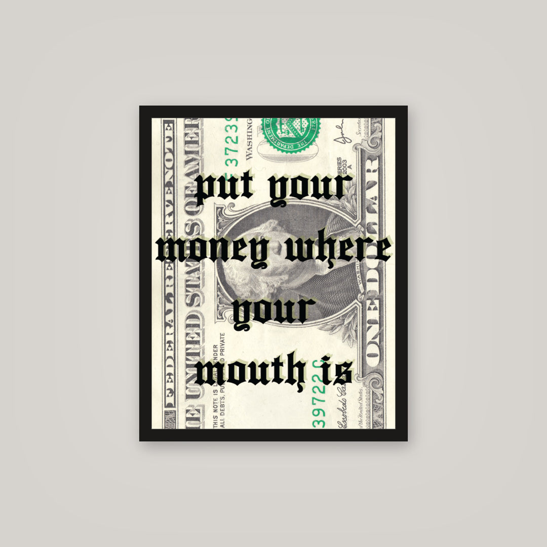 [auto-mockup] YOUR MOUTH POSTER - 16 x 20in.