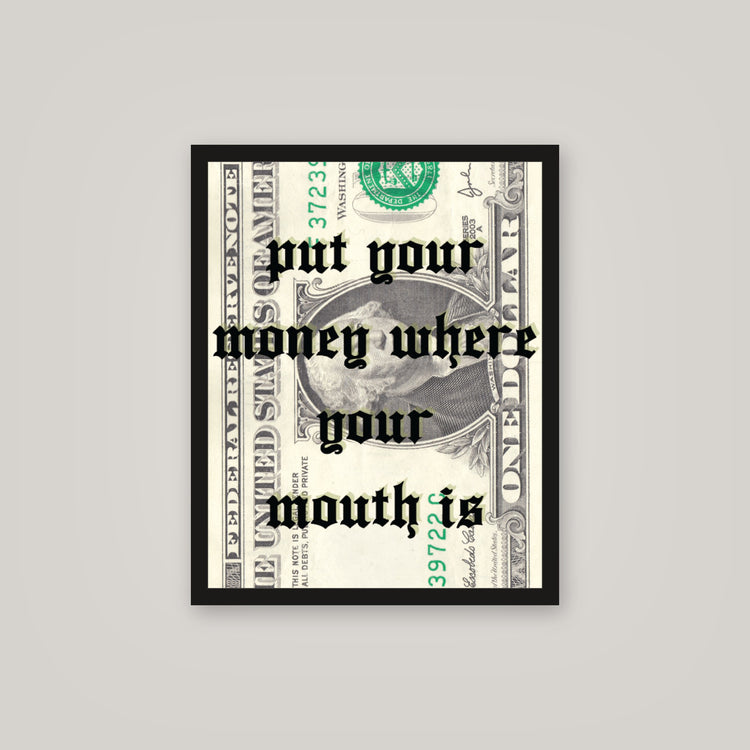 [auto-mockup] YOUR MOUTH POSTER - 16 x 20in.