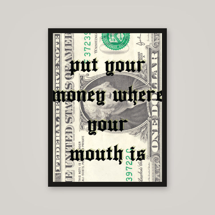 [auto-mockup] YOUR MOUTH POSTER - 18 x 24in.