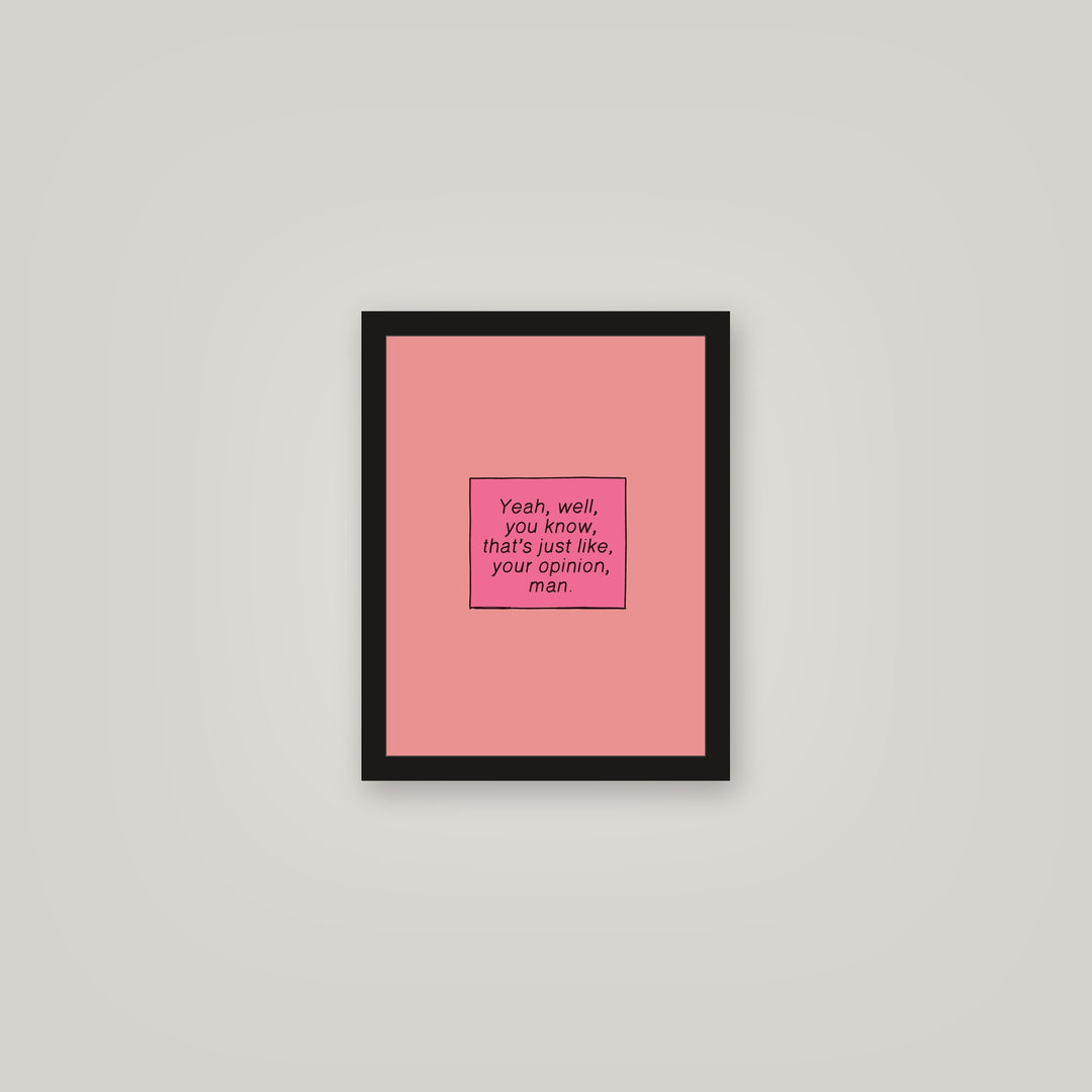 [auto-mockup] YOUR OPINION POSTER - 11 x 14in.
