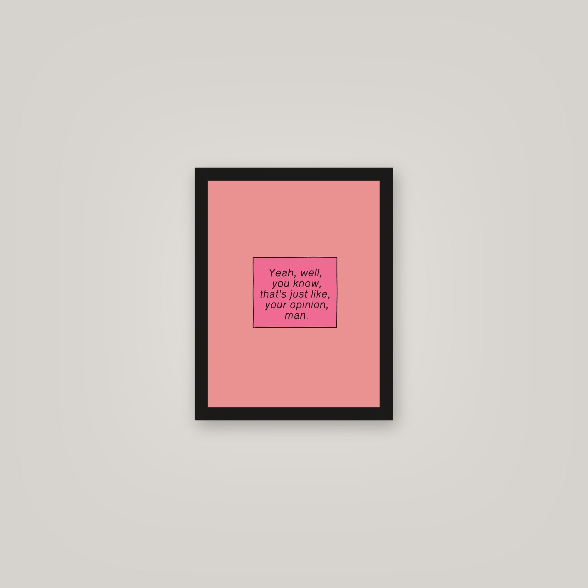 [auto-mockup] YOUR OPINION POSTER - 11 x 14in.